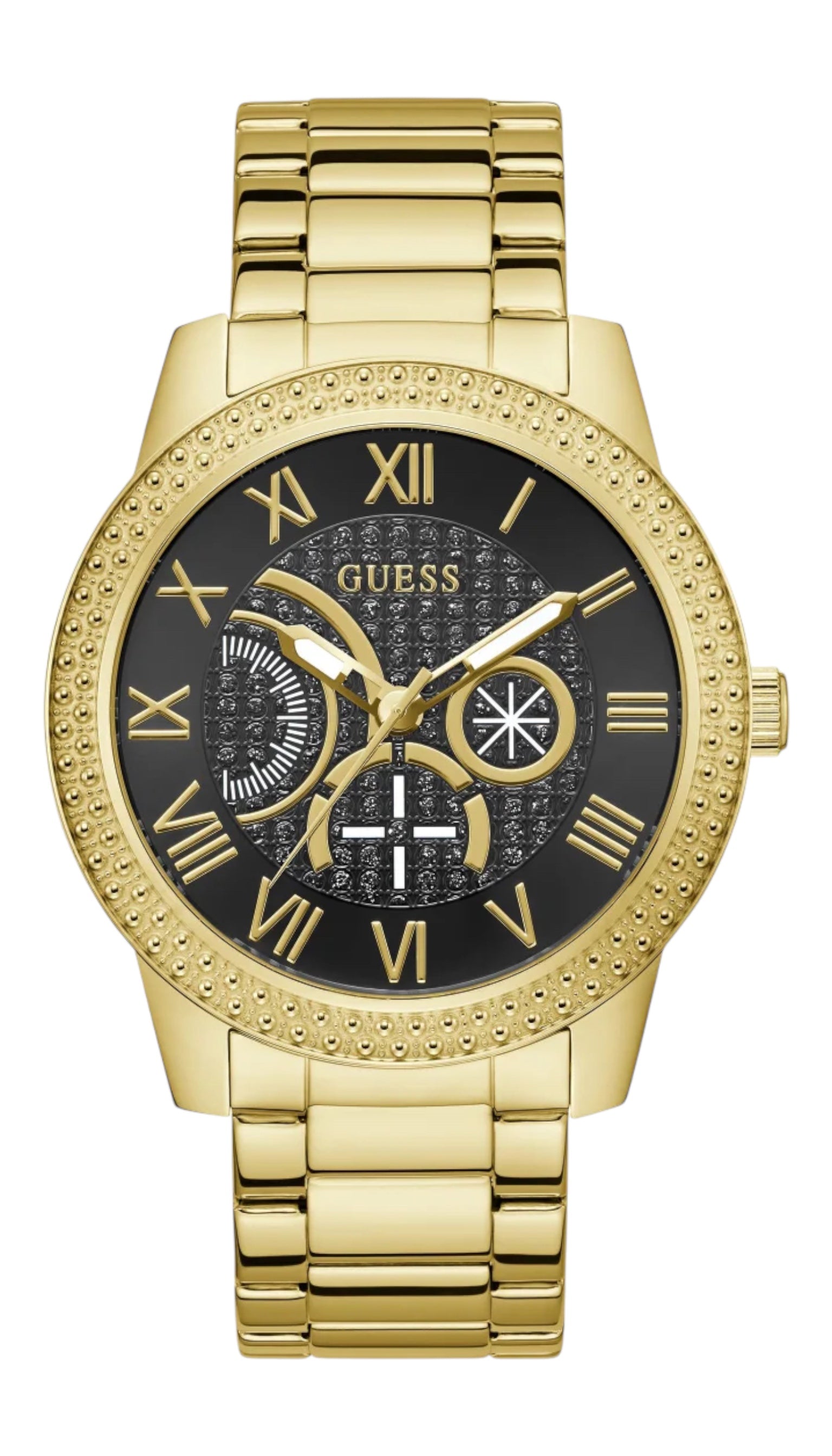 Ceas de bărbați Guess U1395G1 Auriu