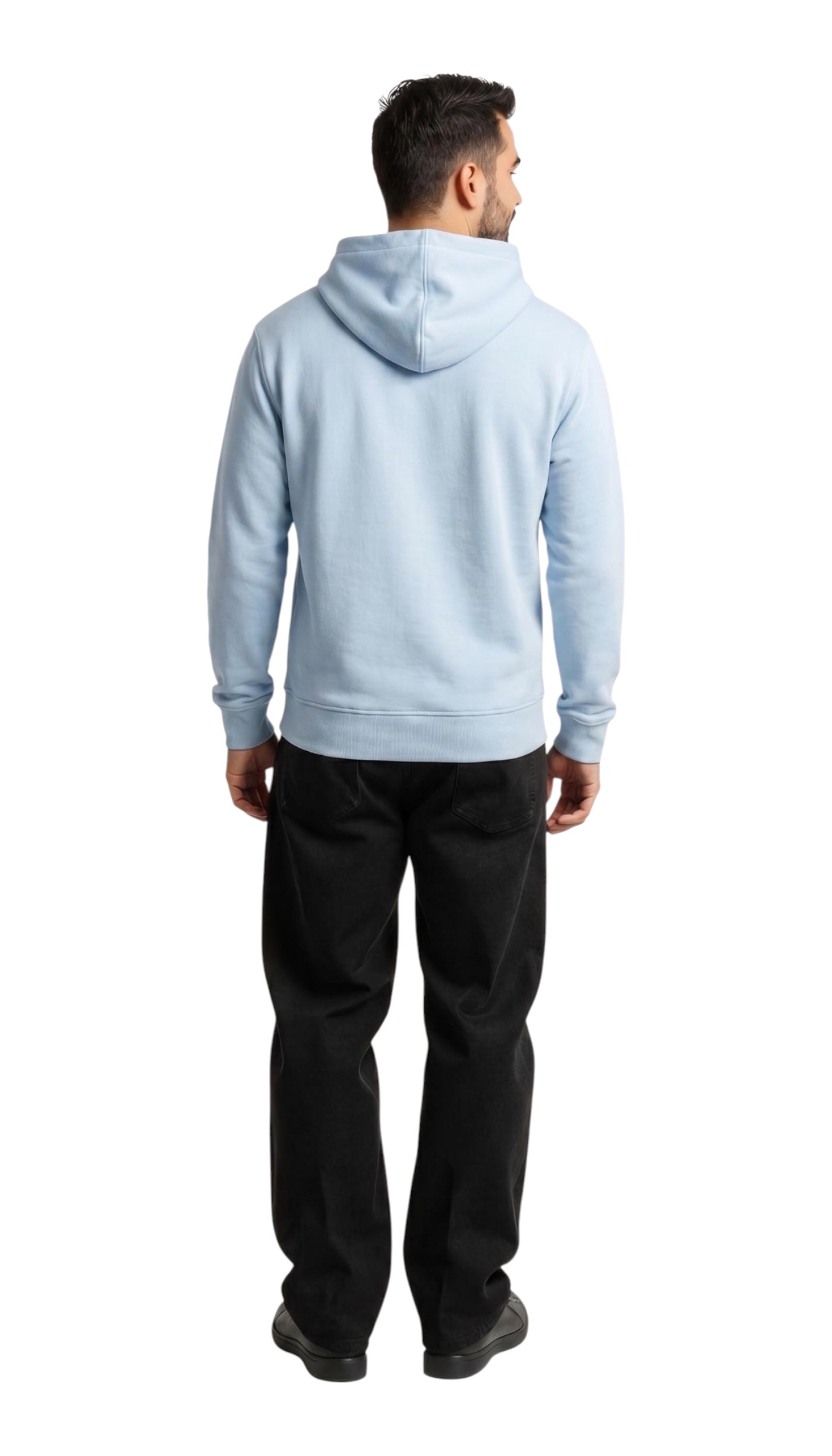 Hoodie Zippé Ami de coeur Bleu Ciel
