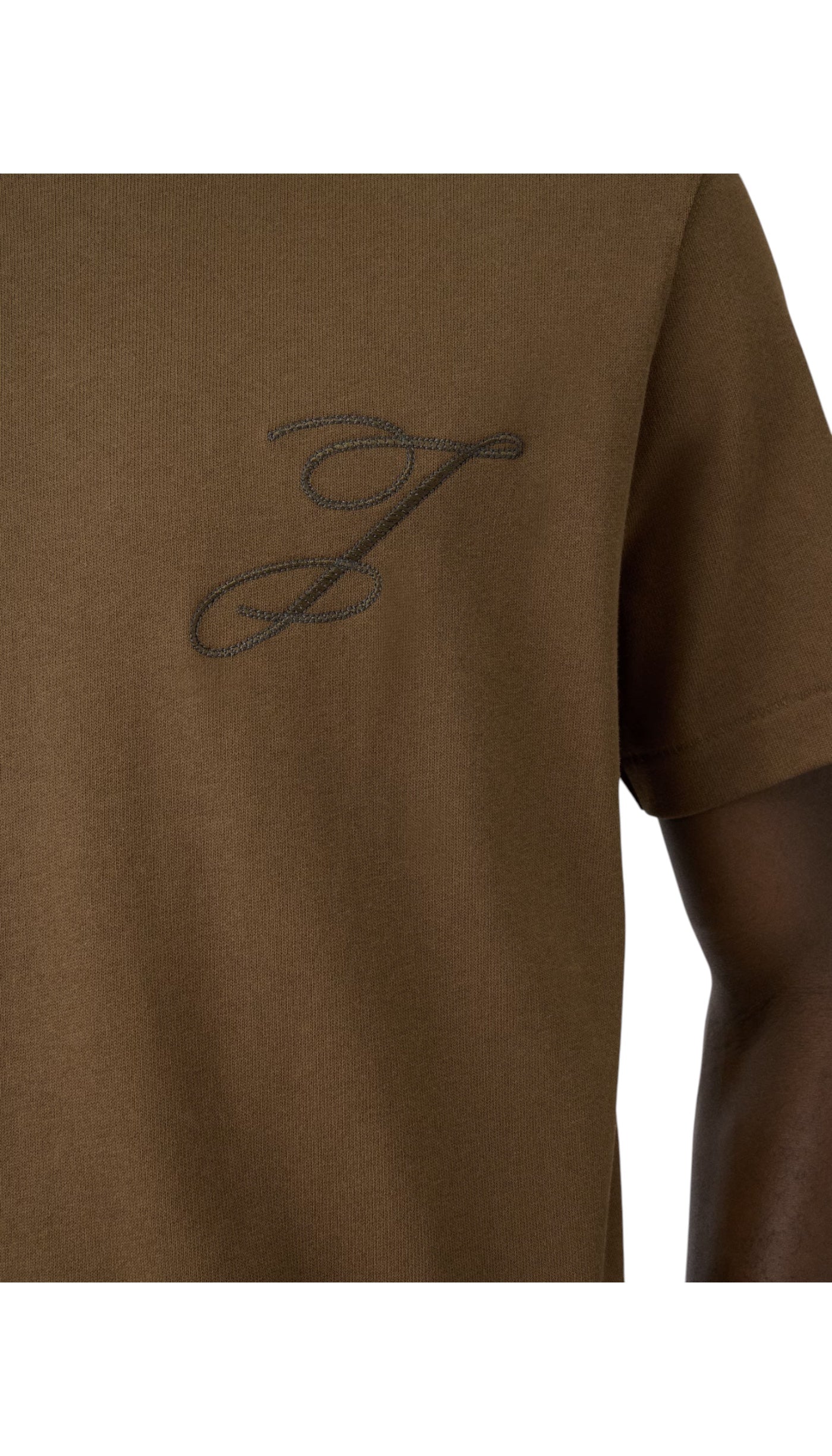 T-Shirt unisexe Logo Jacquemus Khaki