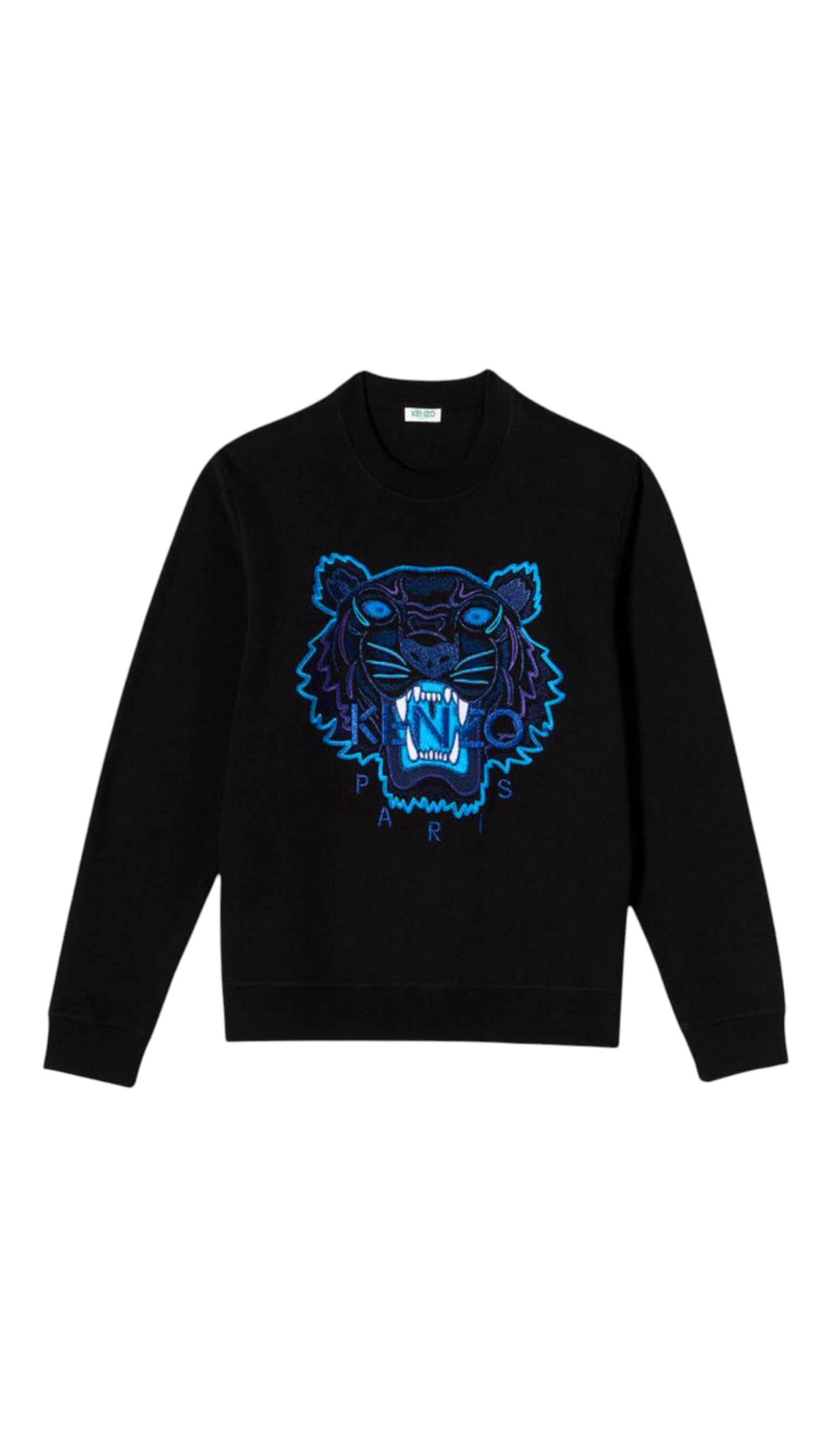 Sweatshirt homme Kenzo Tiger classic noir/bleu