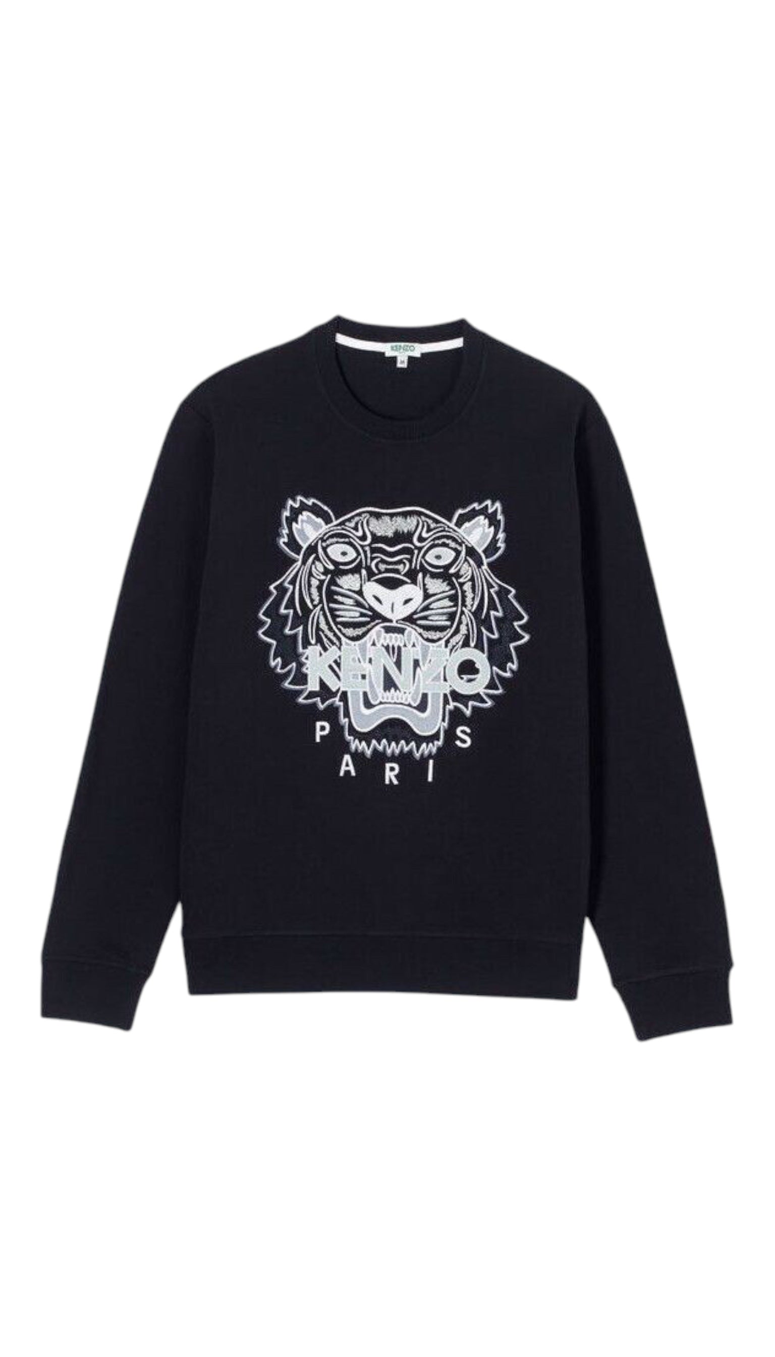 Sweatshirt homme Kenzo Tiger classic noir/gris