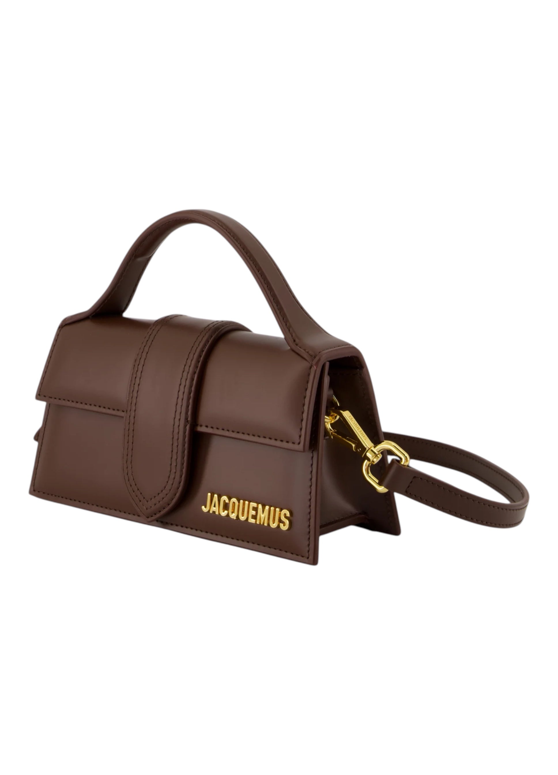 Geantă de mână din piele Le Bambino maro JACQUEMUS