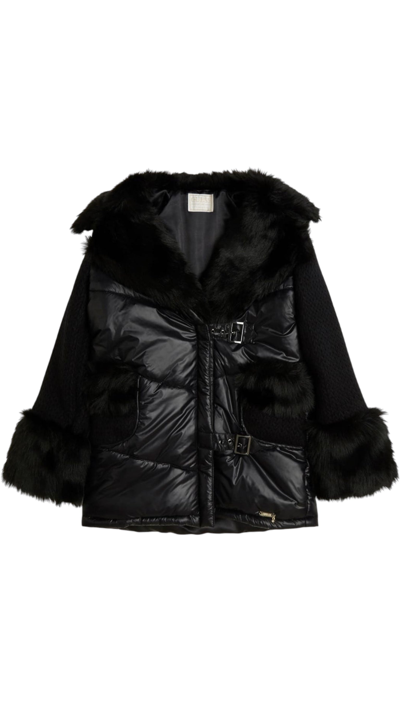 Jachetă pentru fete Guess neagră