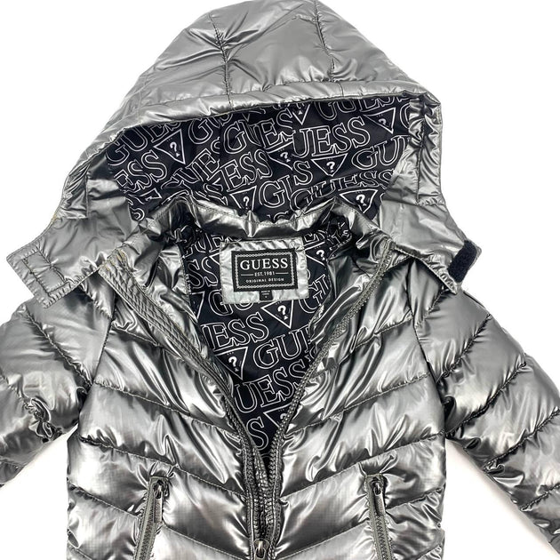 Silver Guess boy's puffer jacket