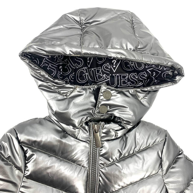 Silver Guess boy's puffer jacket