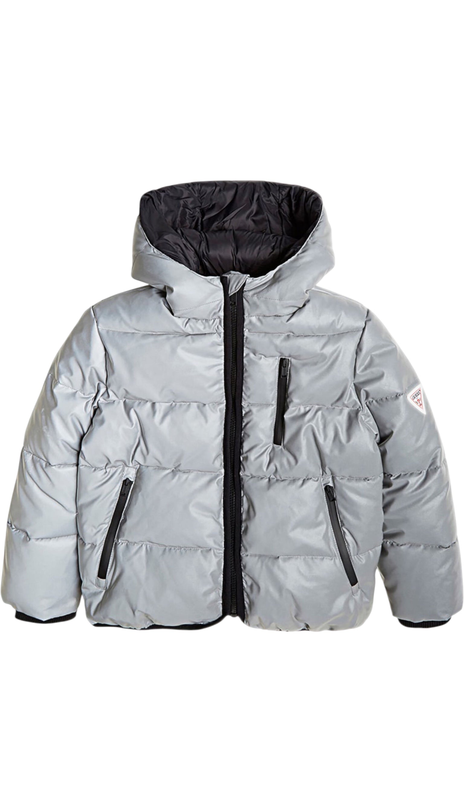 Guess reflective boy's puffer jacket