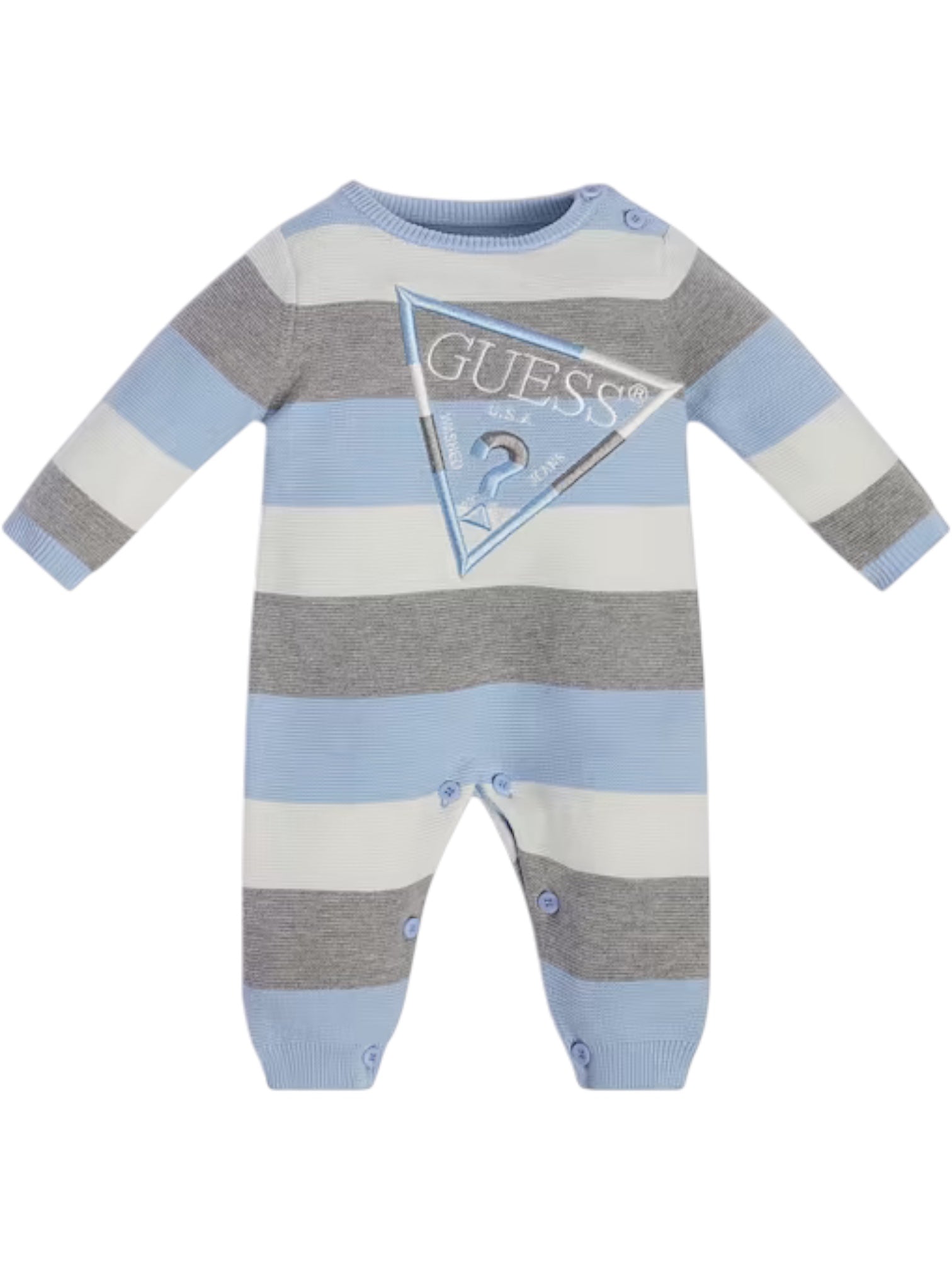 Grenouillère bébé Guess bleu