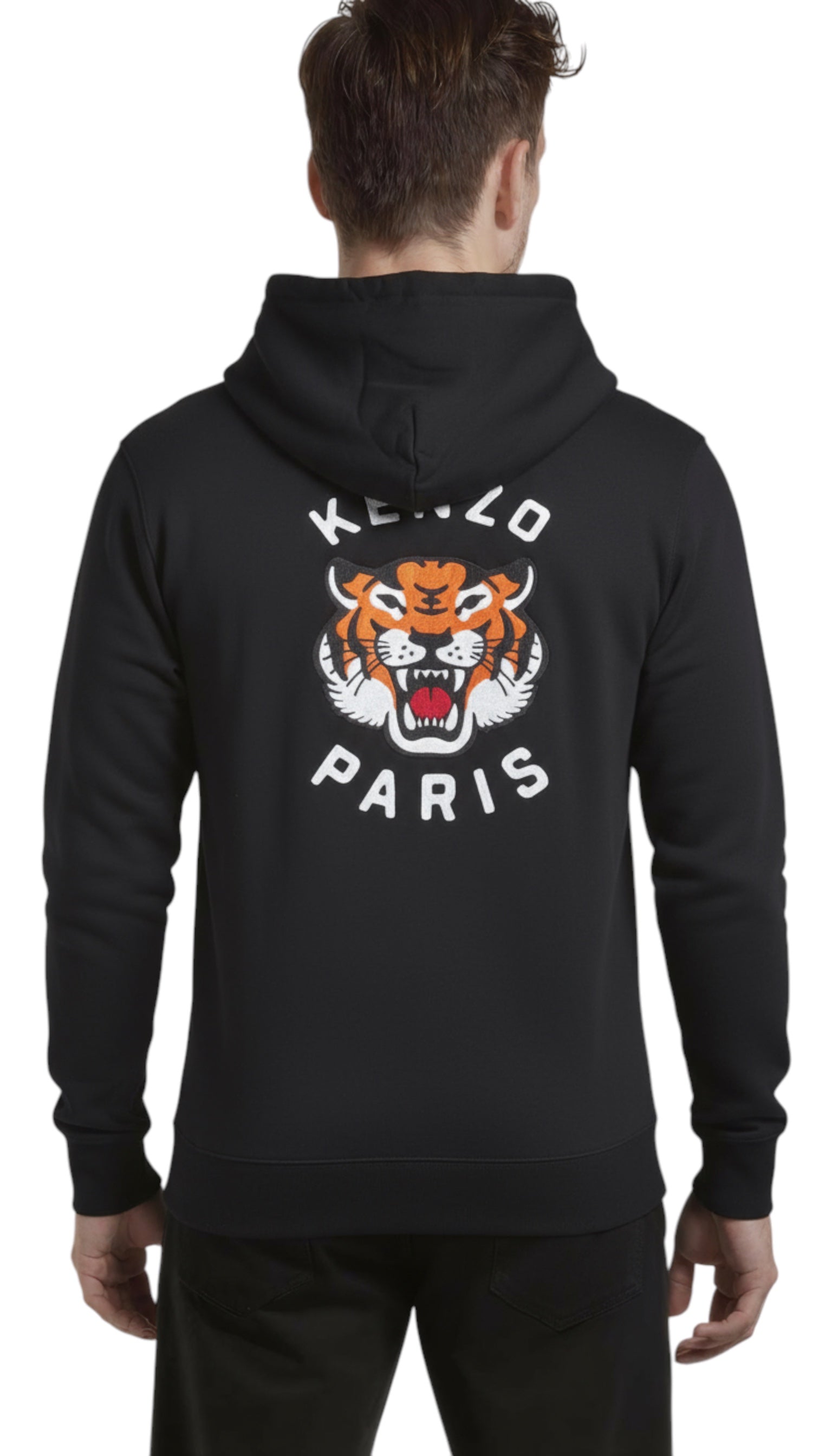 Męska bluza z kapturem oversize Lucky Tiger Kenzo