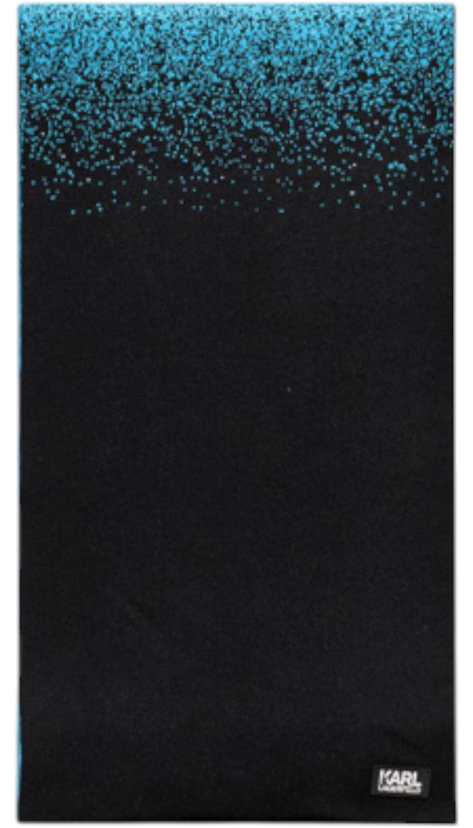 Karl Lagerfeld unisex blue scarf