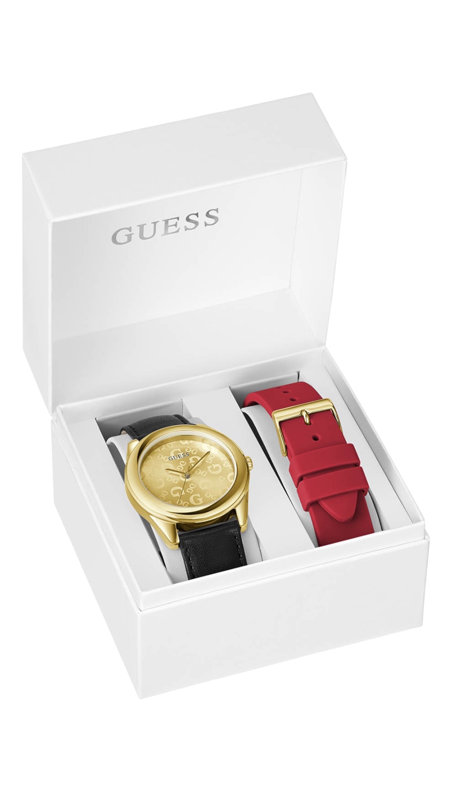 Ceas Guess U1398L2 Negru / Roșu Damă