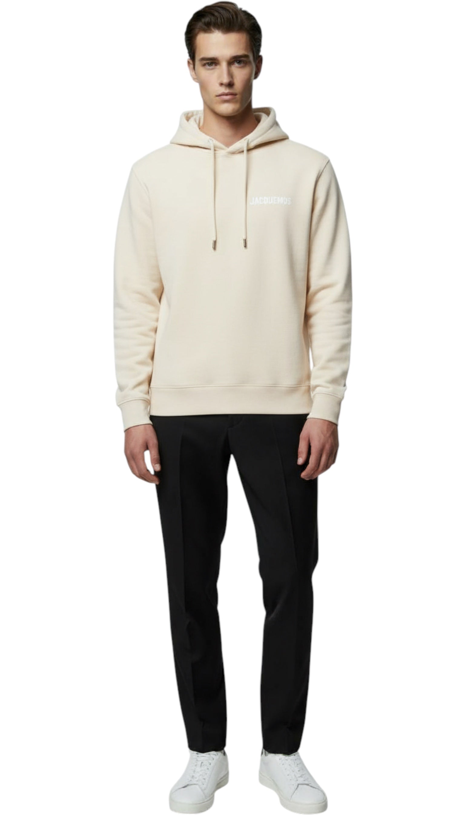 Jacquemus unisex beige hoodie