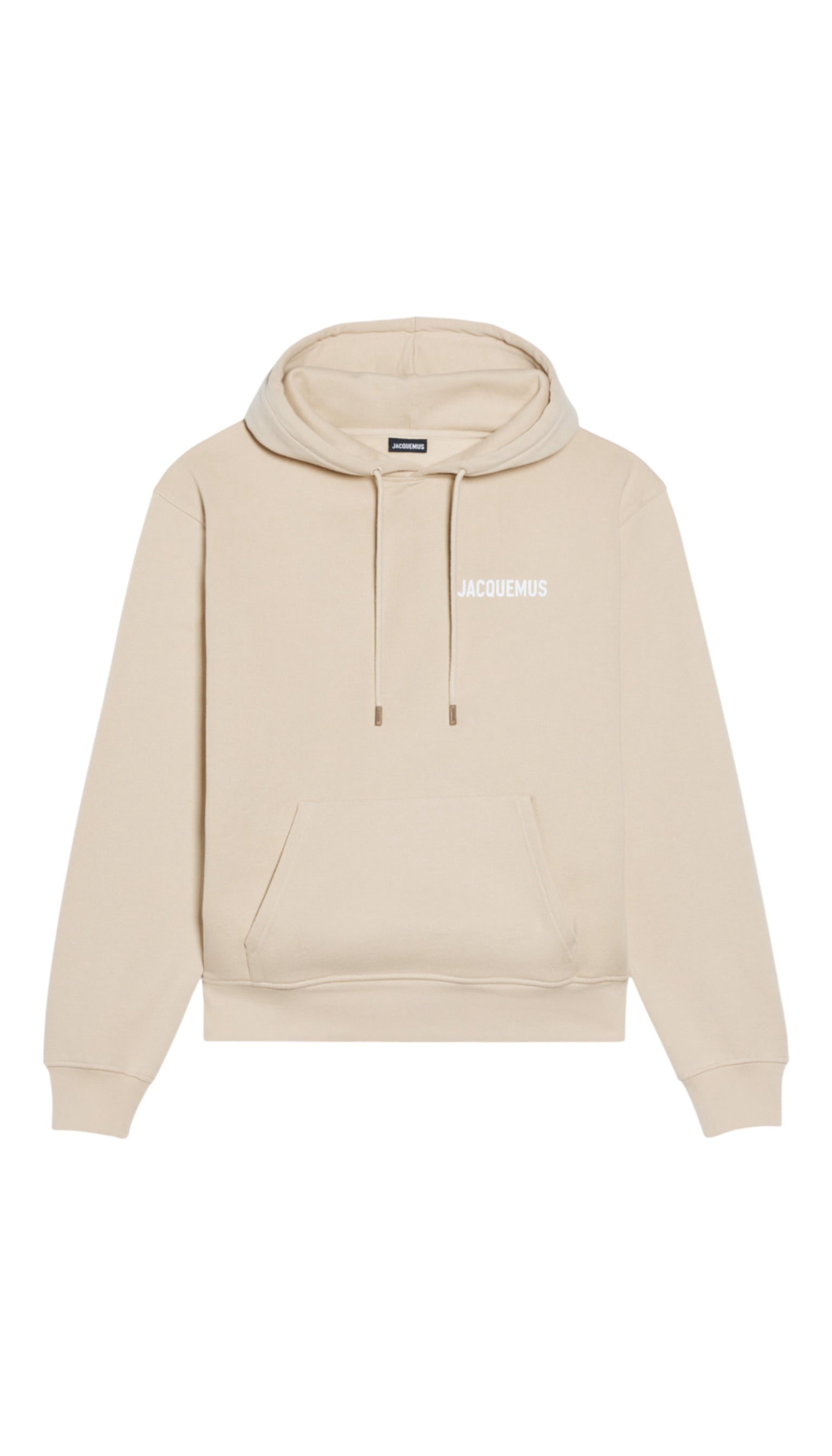 Jacquemus unisex beige hoodie