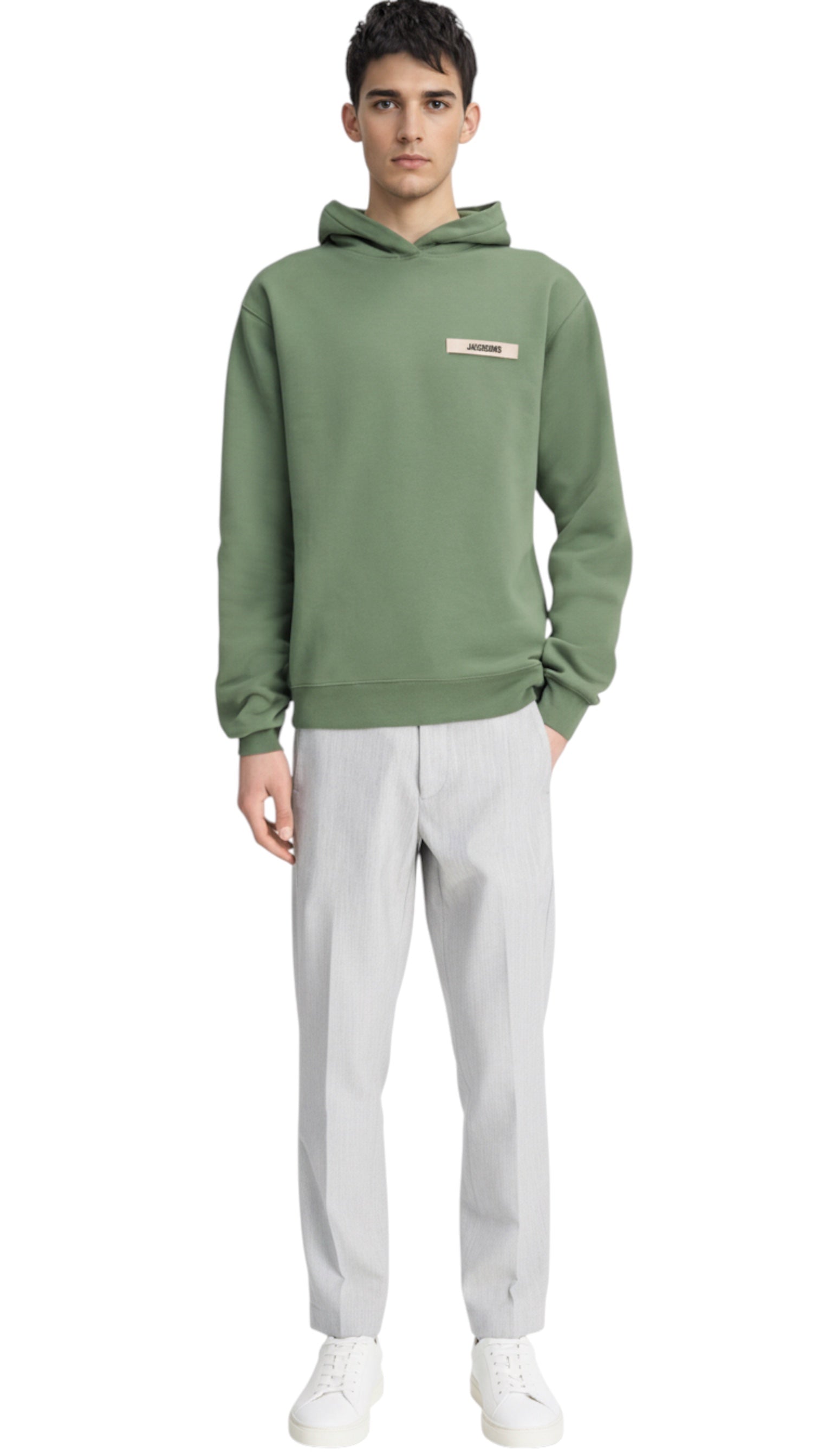 Hoodie unisexe Jacquemus Gros Grain light green