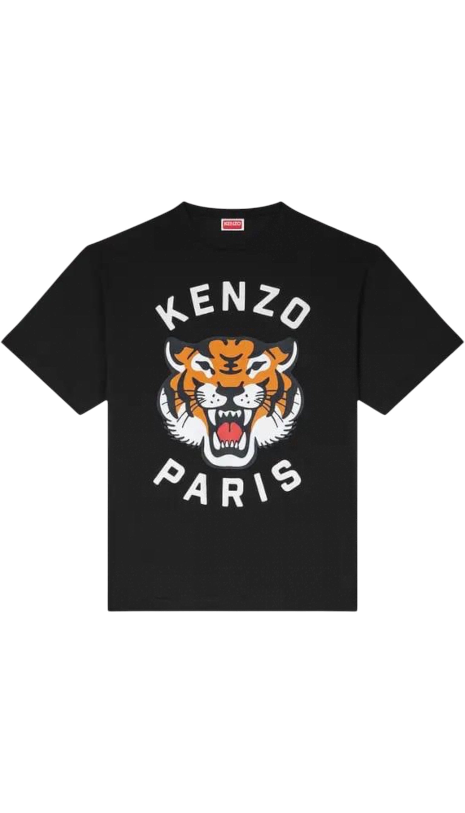 T-shirt homme Lucky Tiger Noir Kenzo
