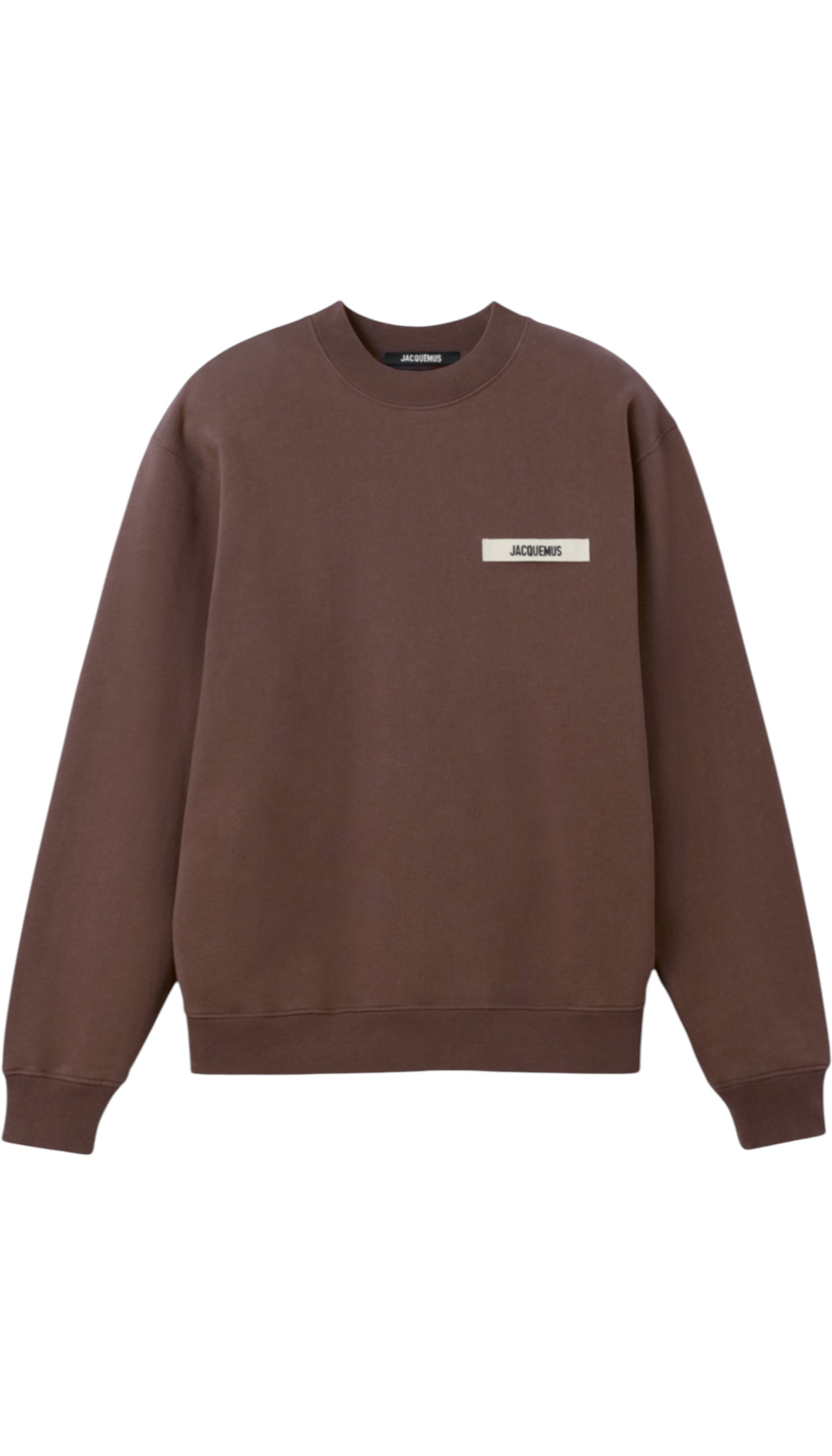 Sweatshirt unisexe Jacquemus Gros Grain dark brown
