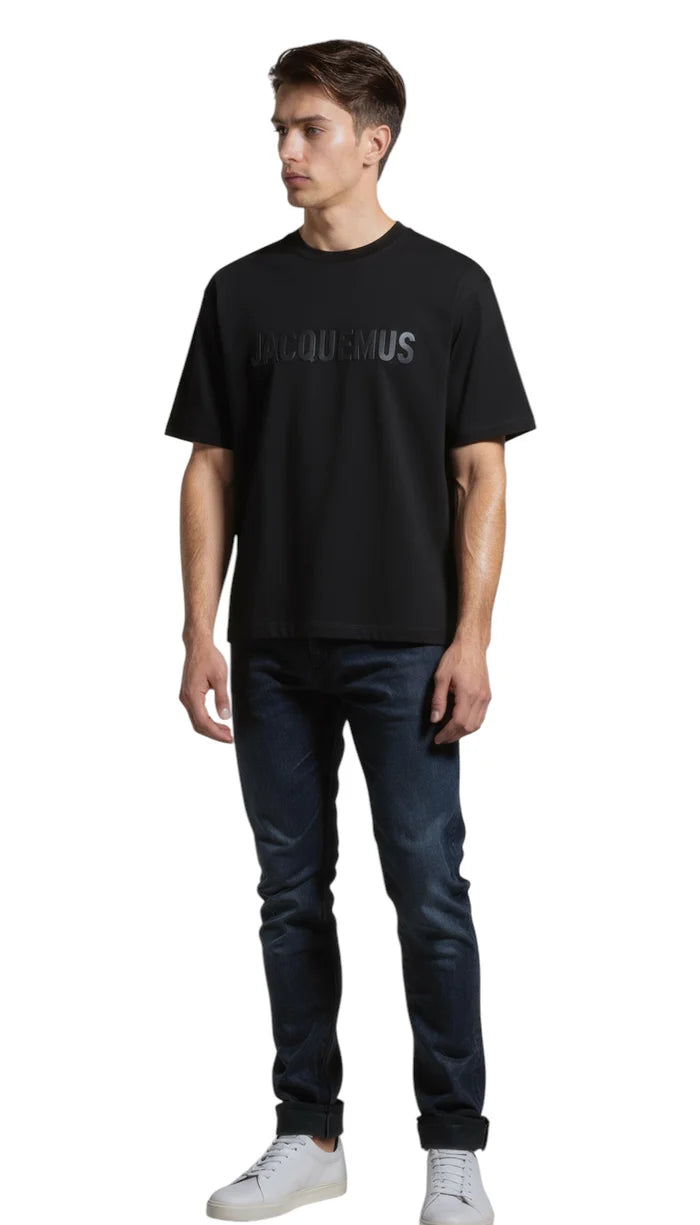 T-shirt homme Typo black Jacquemus