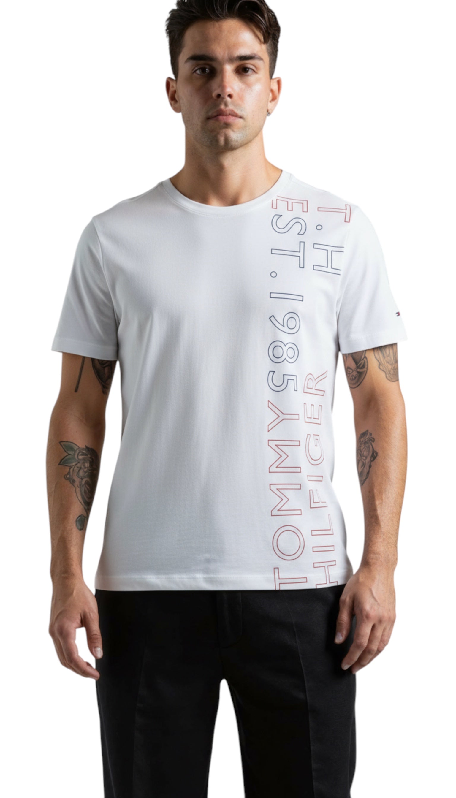 T-shirt homme Tommy Hilfiger blanc