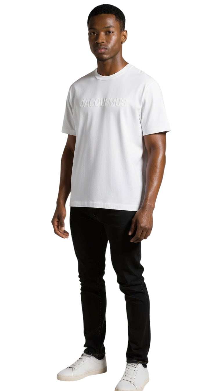 T-shirt homme Typo white Jacquemus