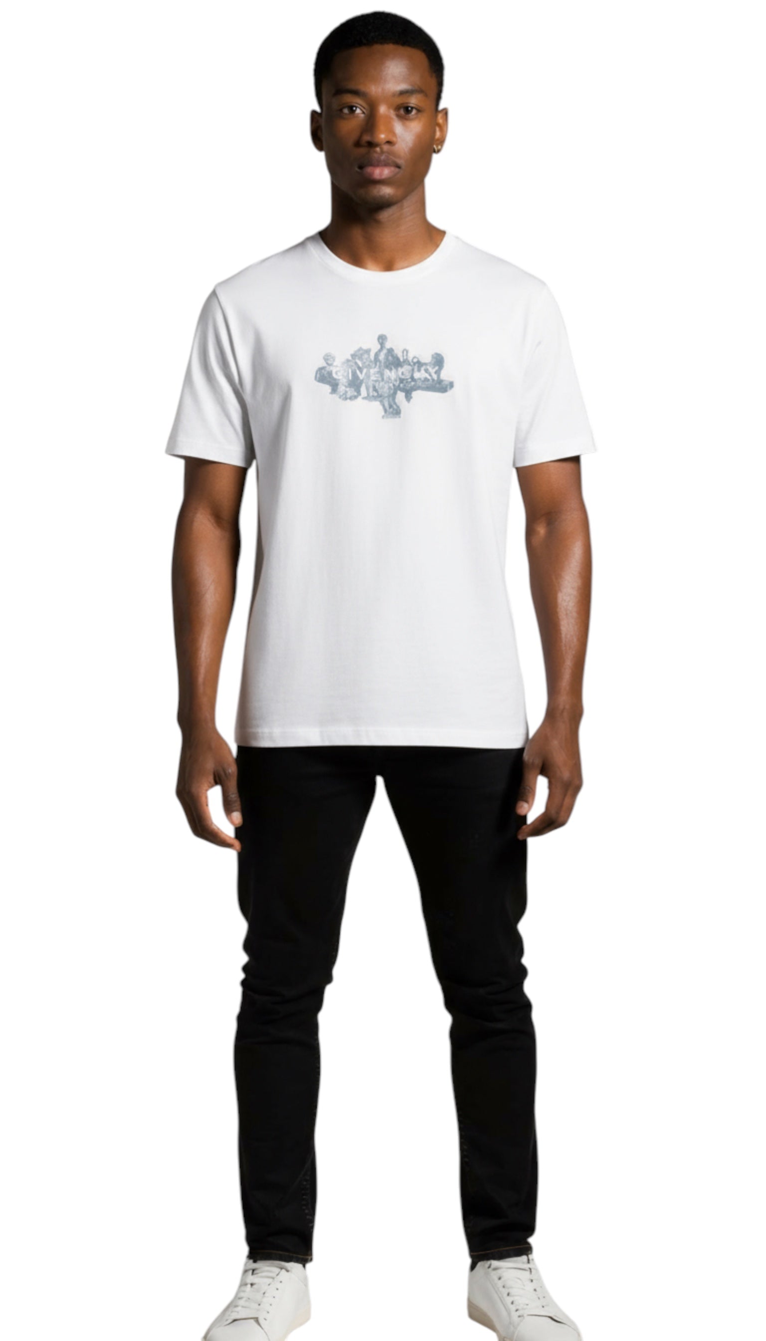 Tricou pentru bărbați White Reverse Givenchy