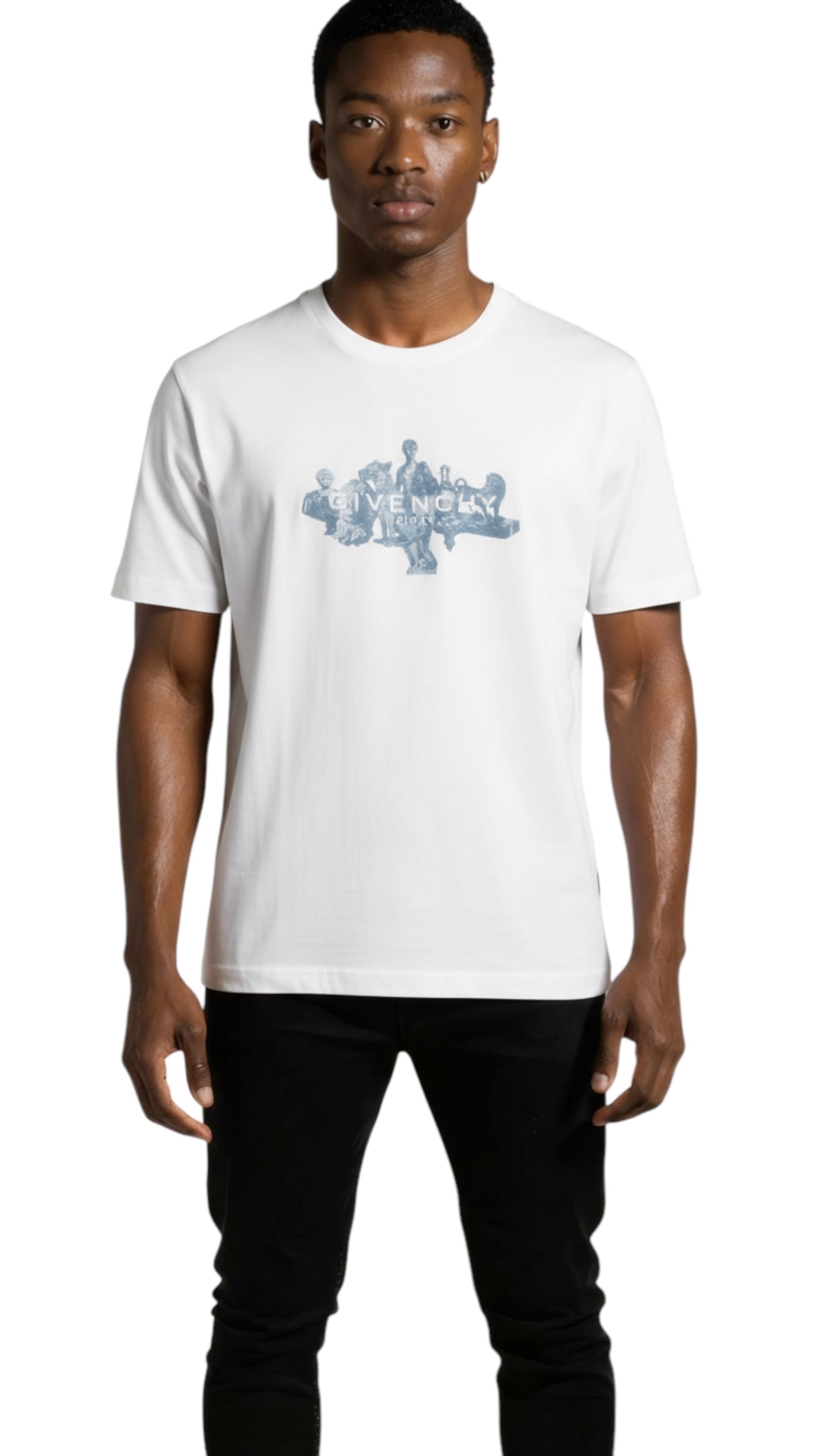 Tricou pentru bărbați White Reverse Givenchy