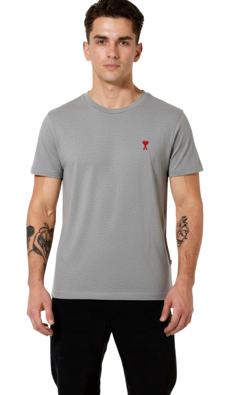 T-shirt unisexe gris ami de coeur