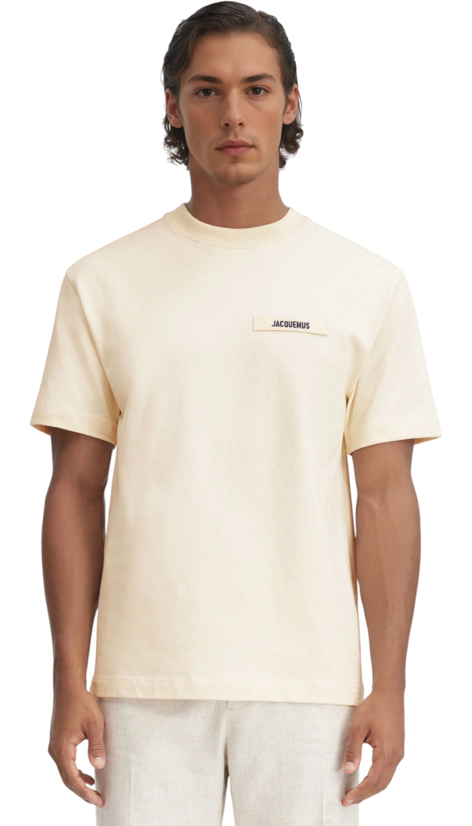 T-Shirt unisexe Gros Grain Jacquemus Beige