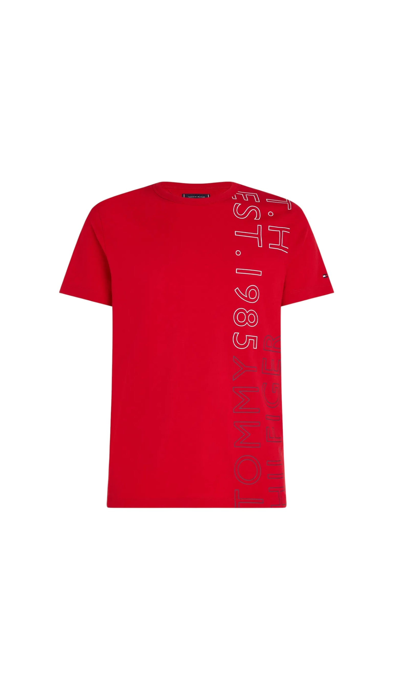 T-Shirt homme Tommy Hilfiger rouge
