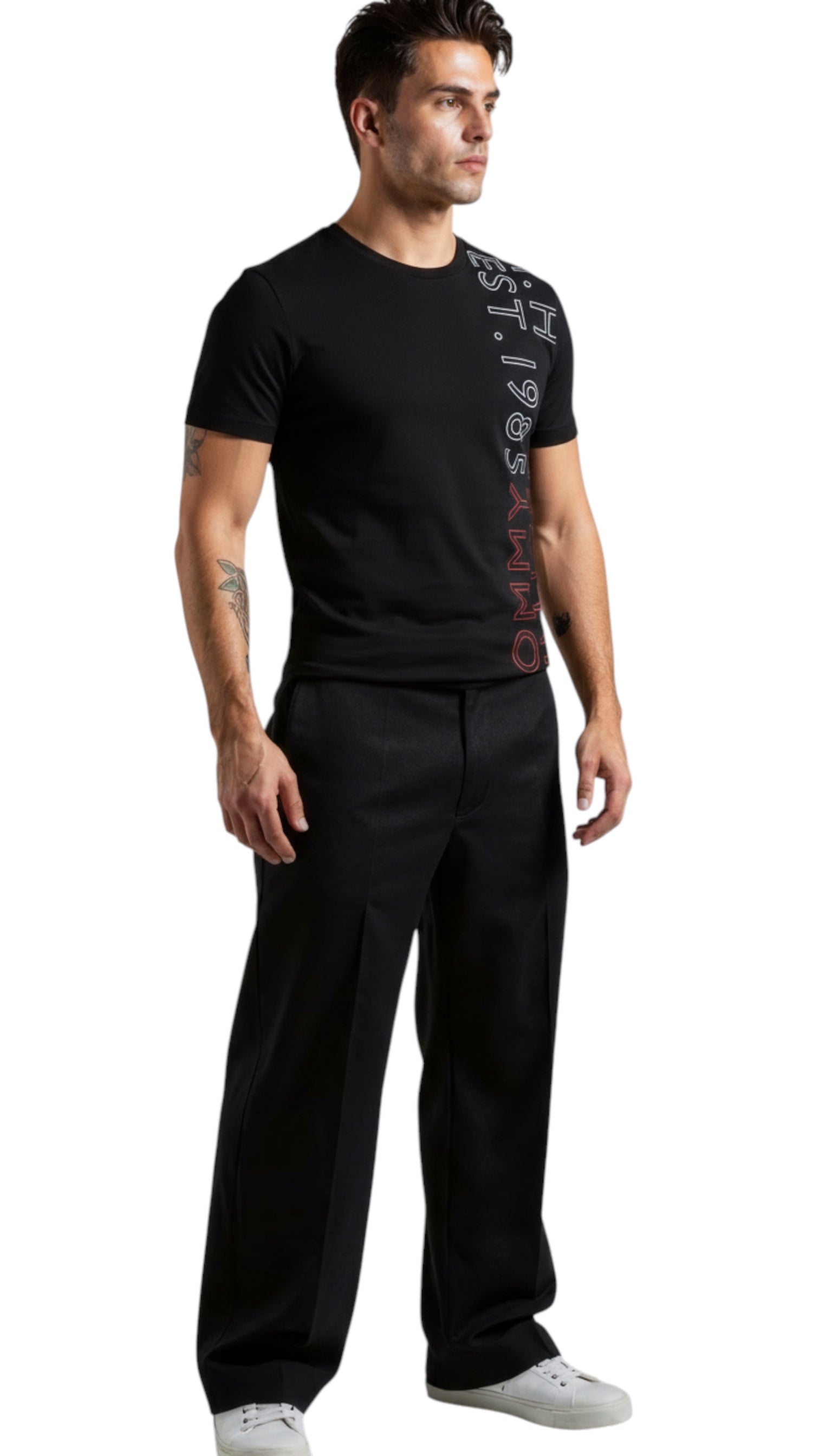 T-shirt homme Tommy Hilfiger noir