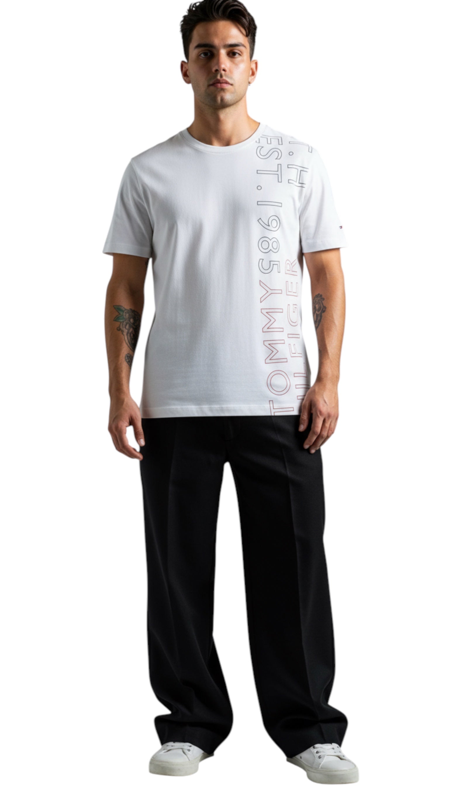 T-shirt homme Tommy Hilfiger blanc