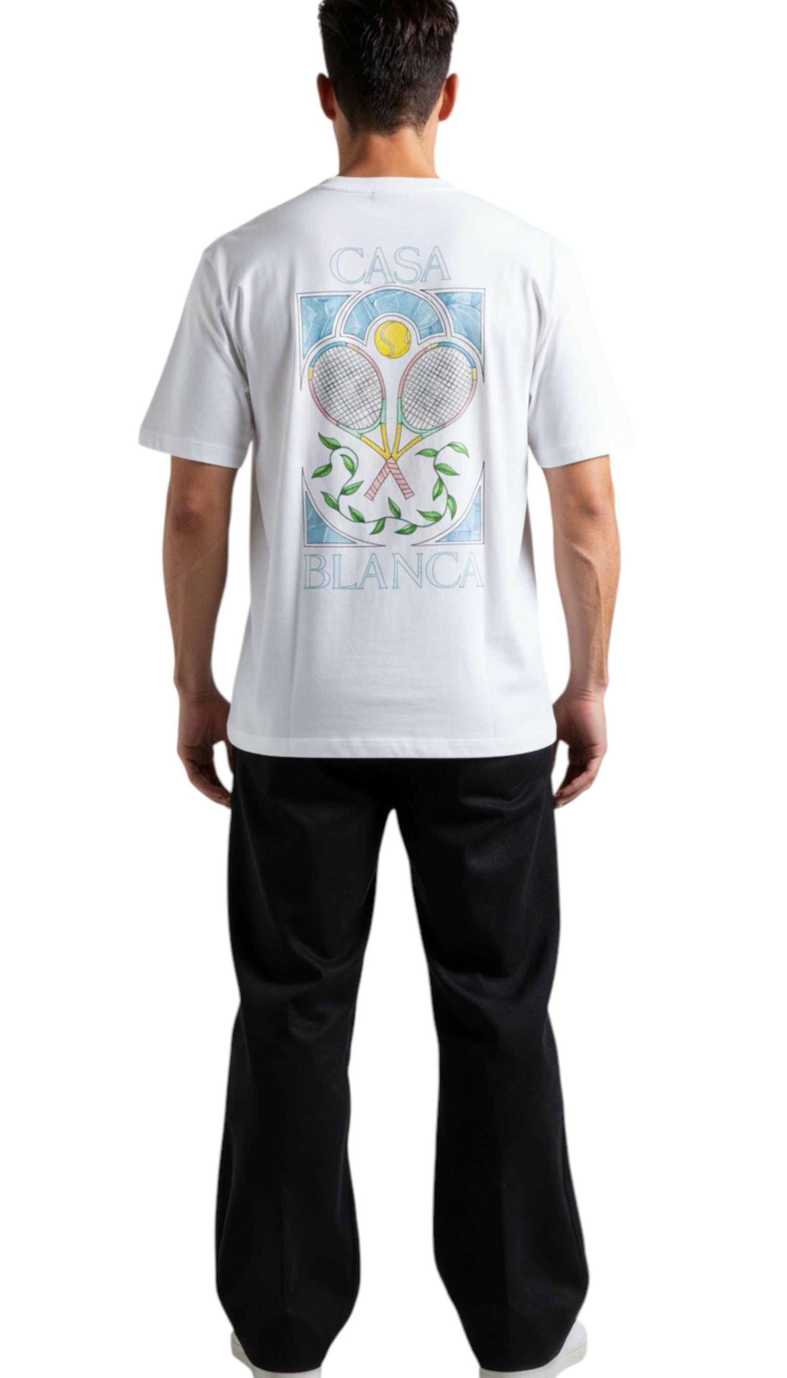 T-shirt homme White Tennis Pastelle Casablanca