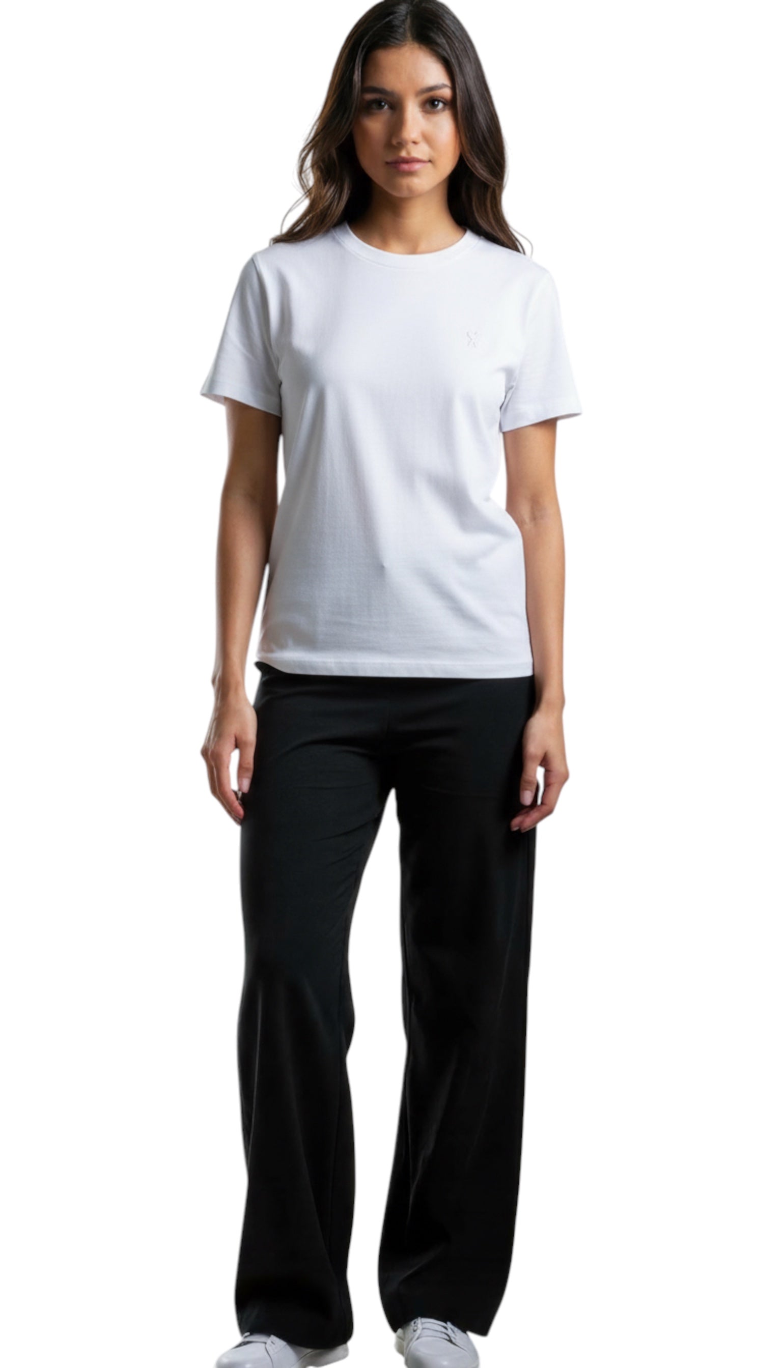 T-shirt unisexe ami de coeur en coton biologique blanc