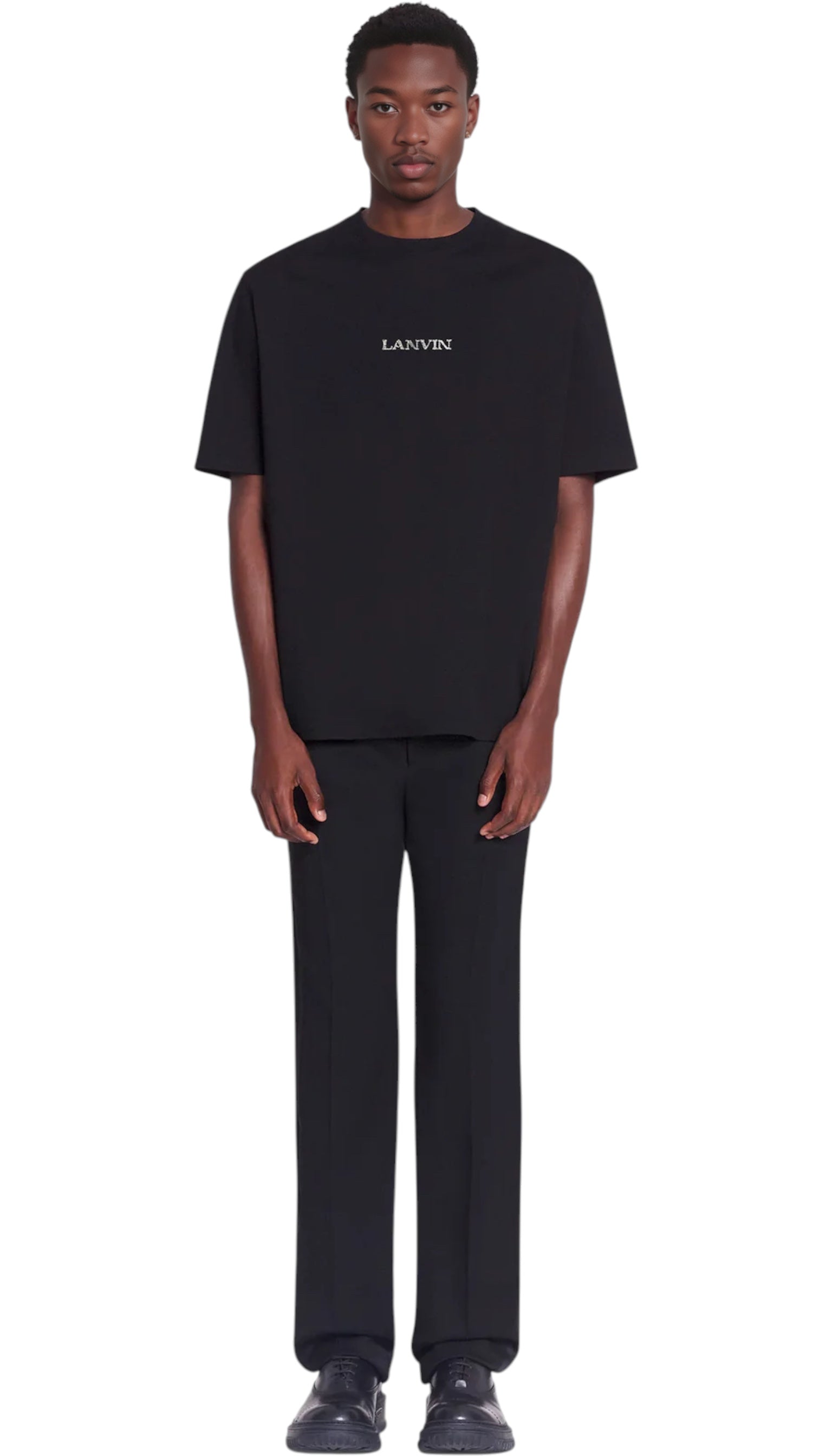 T-Shirt unisexe Lanvin noir