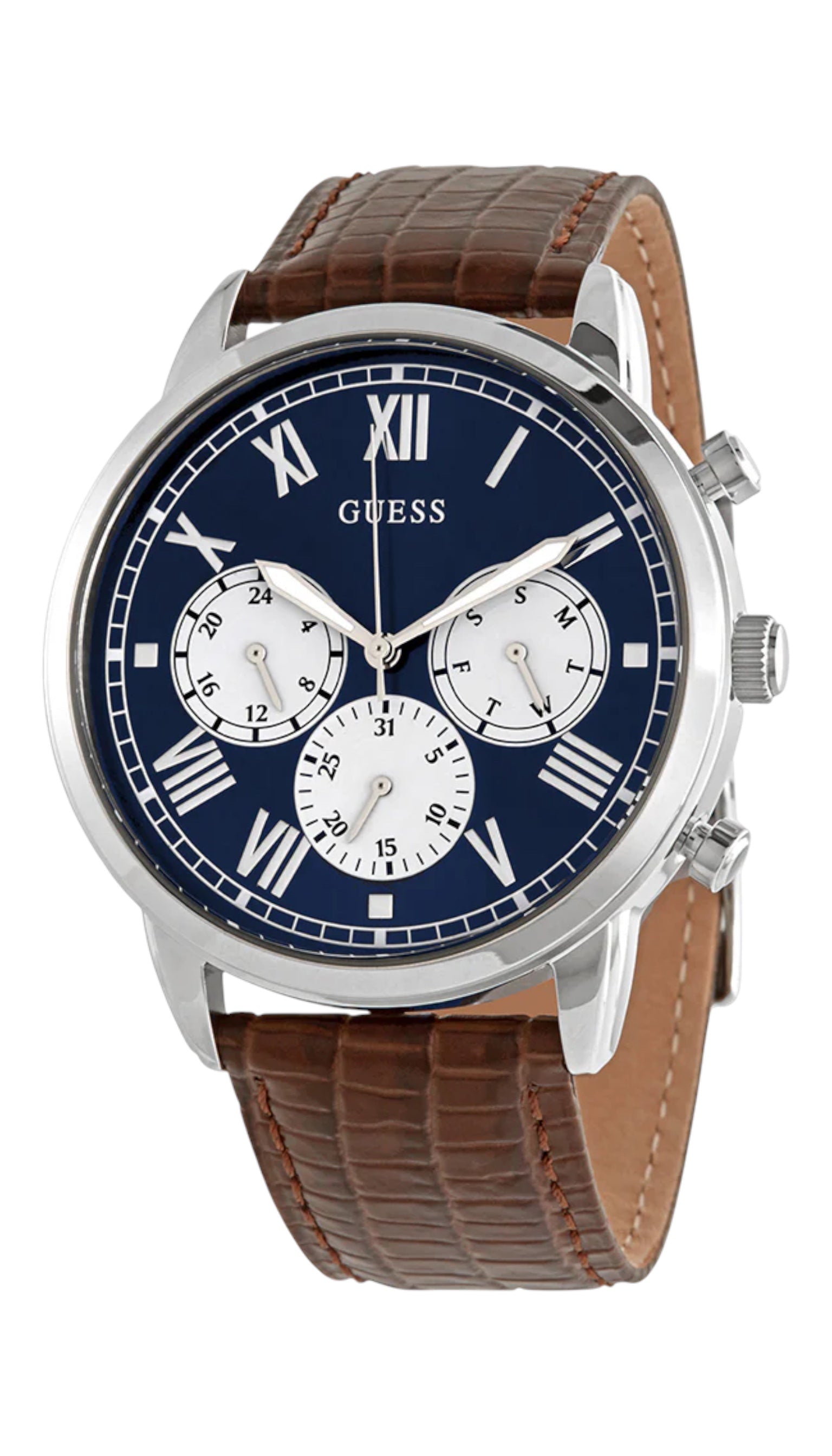 Ceas de bărbați Guess U1261G1 Maro