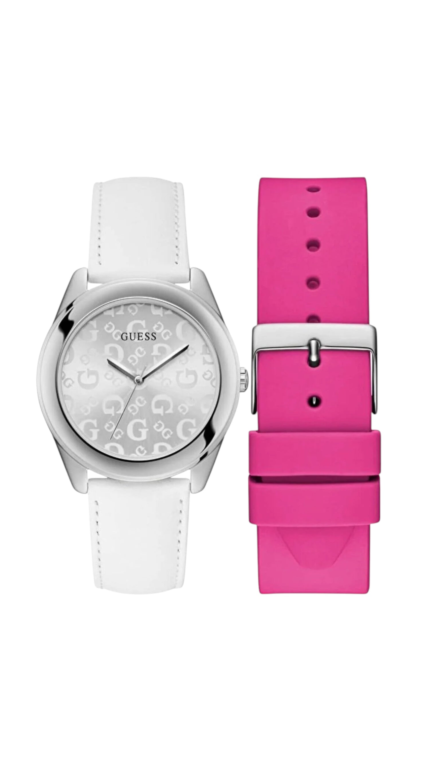 Montre Femme Guess U1398L1 Blanc/Rose