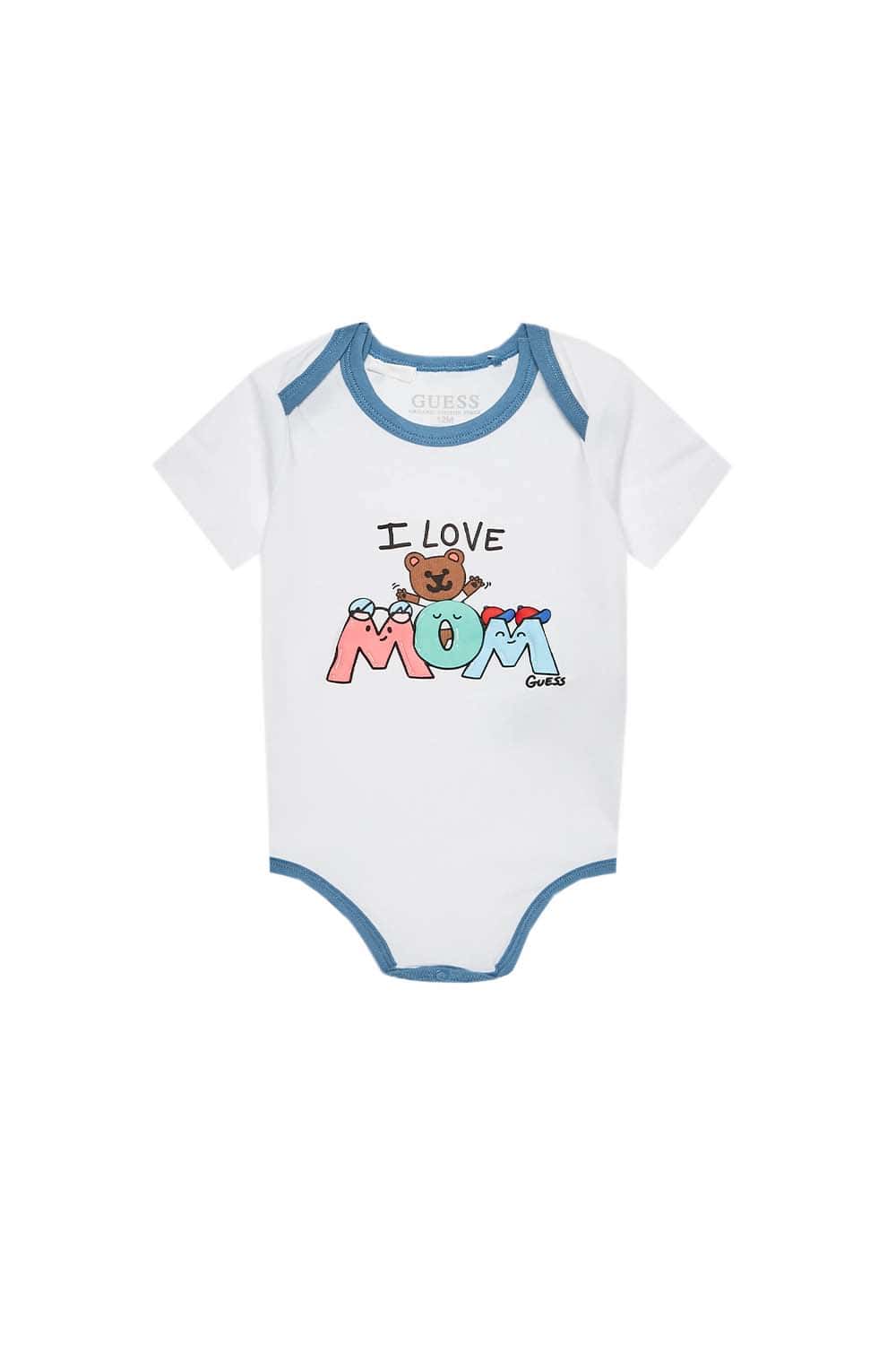 Guess baby boy blue bodysuit