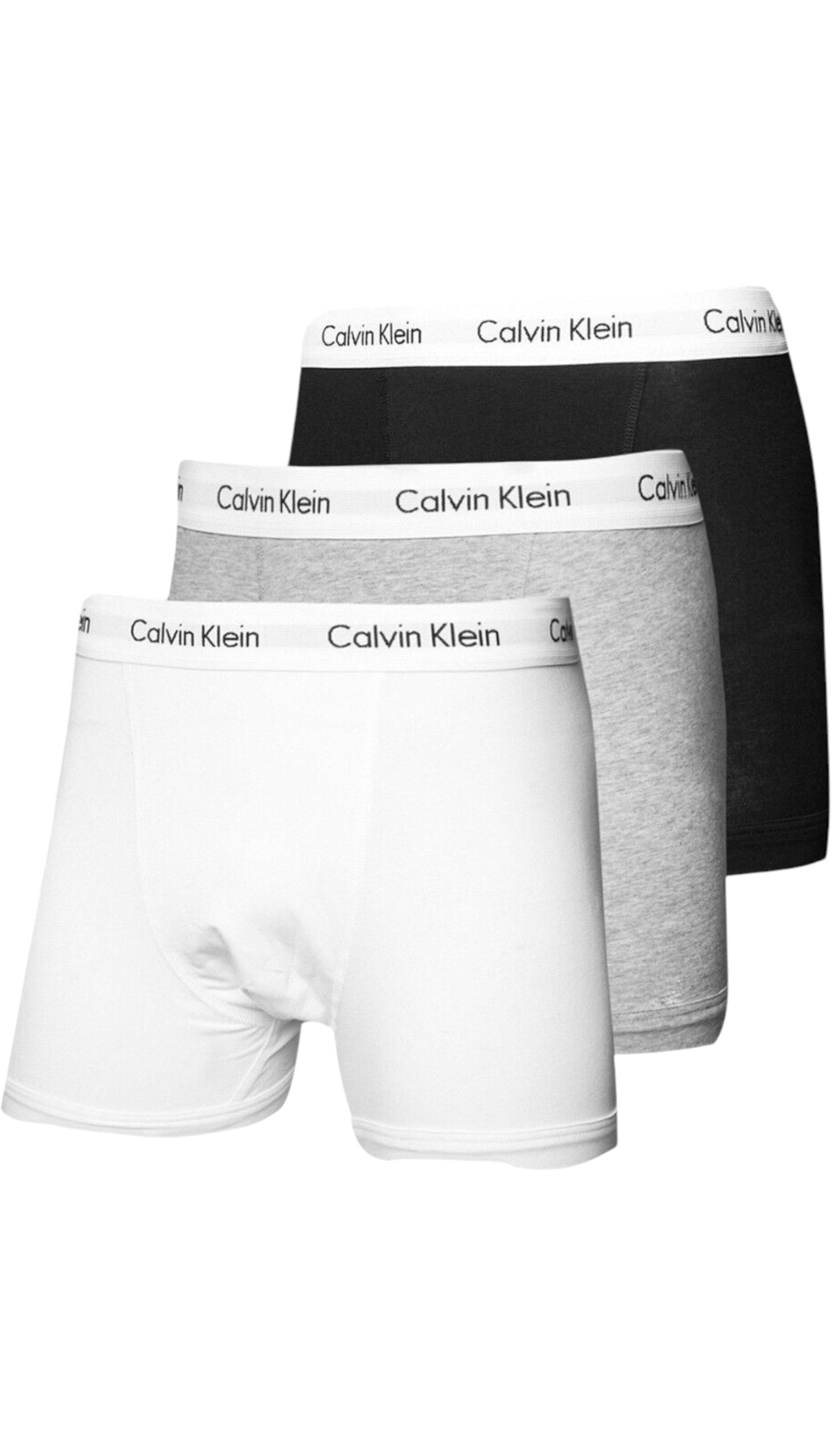 Pachet de 3 boxeri multicolori Icon Stretch - Shorty Calvin Klein
