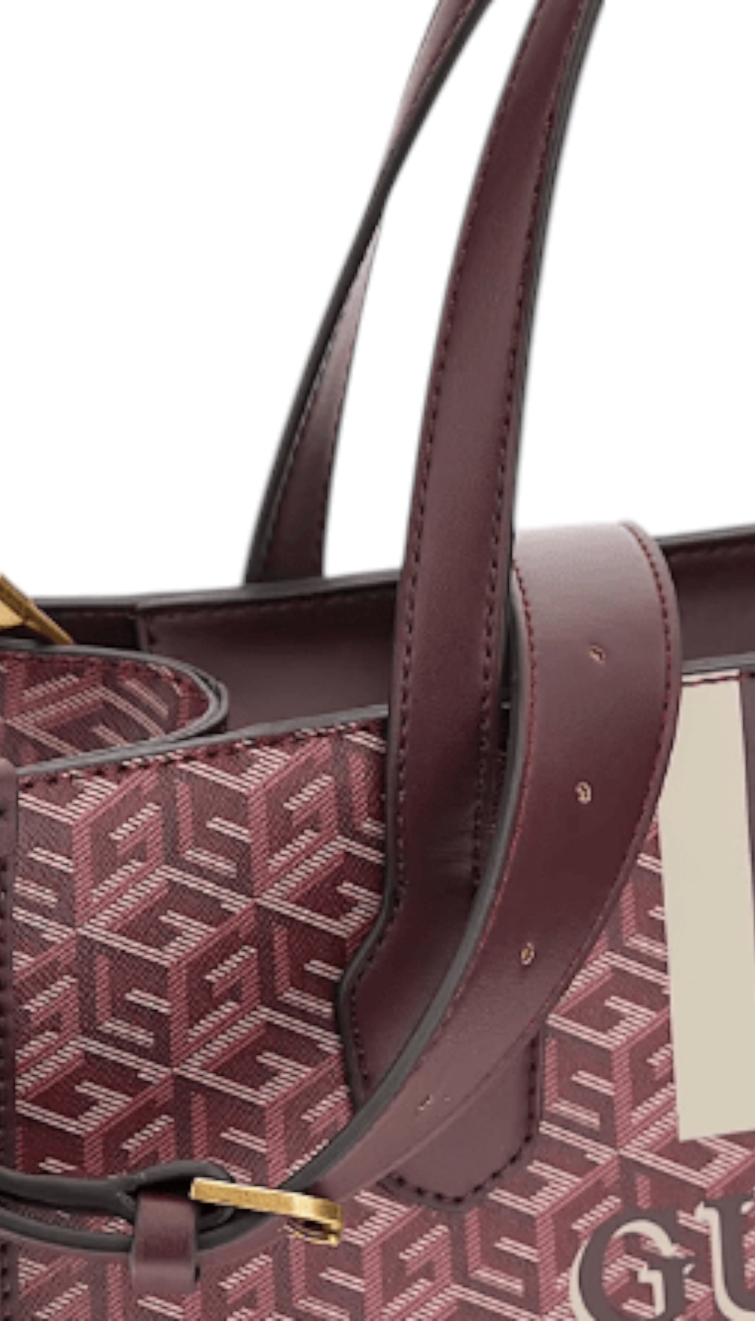 Geantă de damă silvana logo g cube roșu Guess