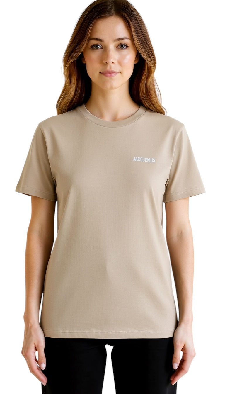 T-shirt unisexe light beige Jacquemus