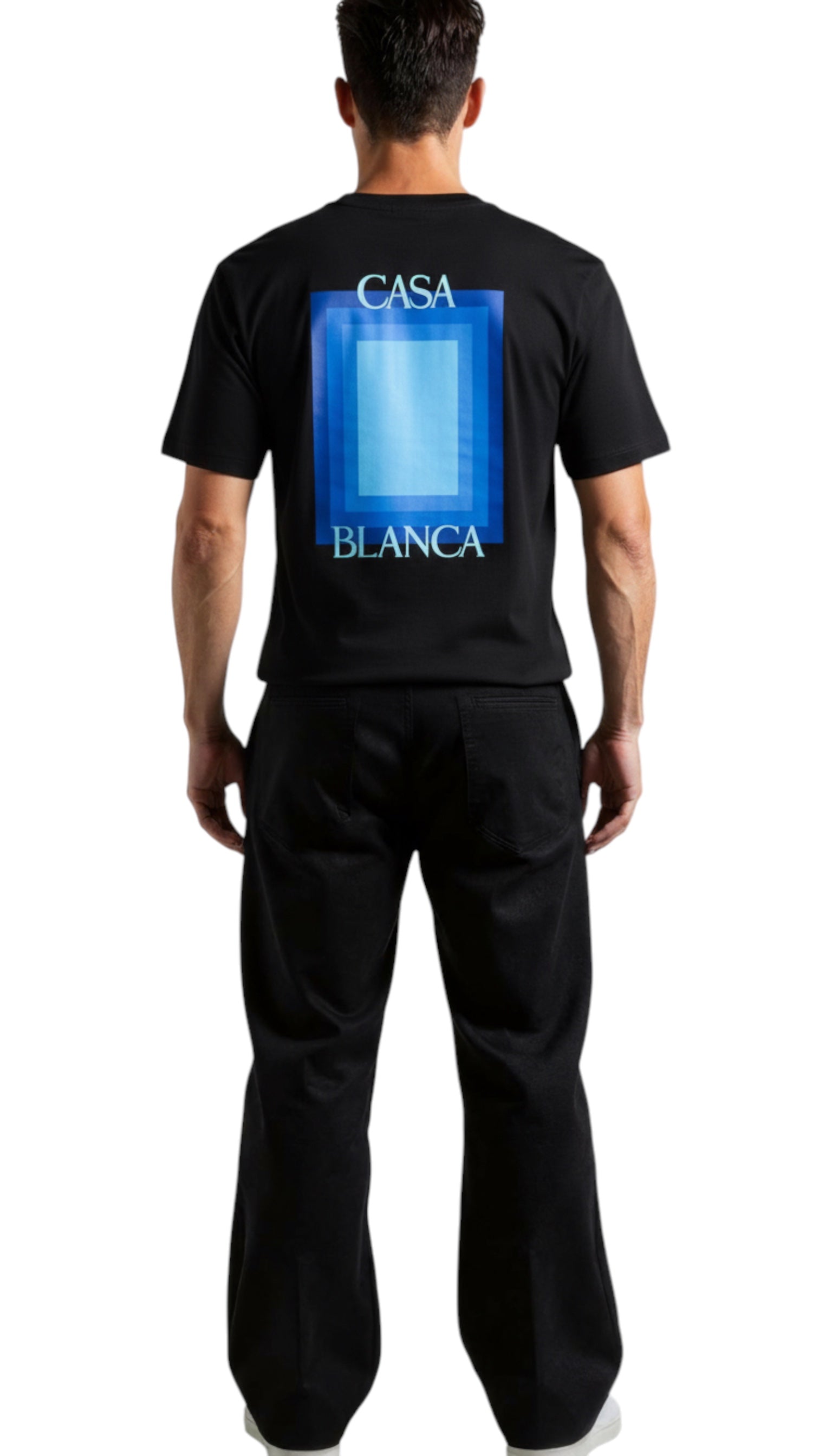 T-shirt homme Black Logo Degrade Casablanca