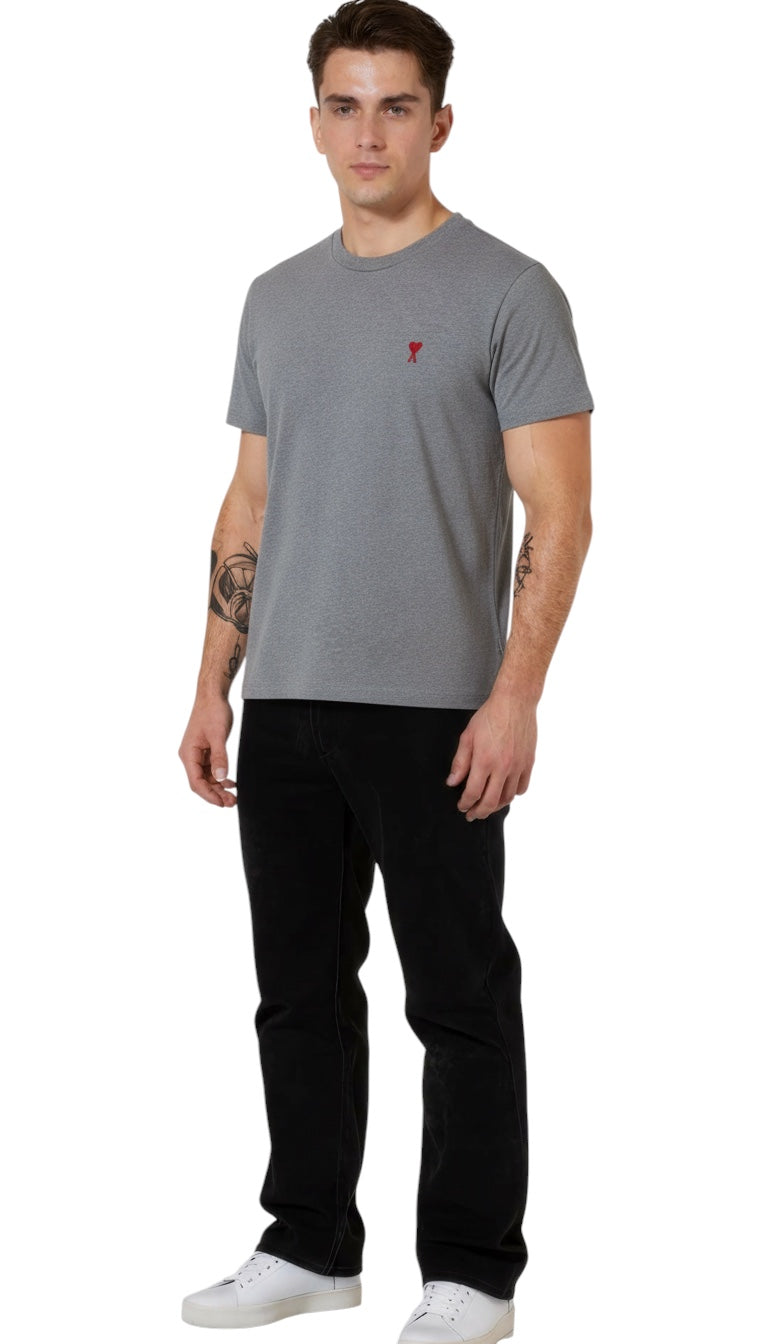 T-shirt unisexe gris ami de coeur