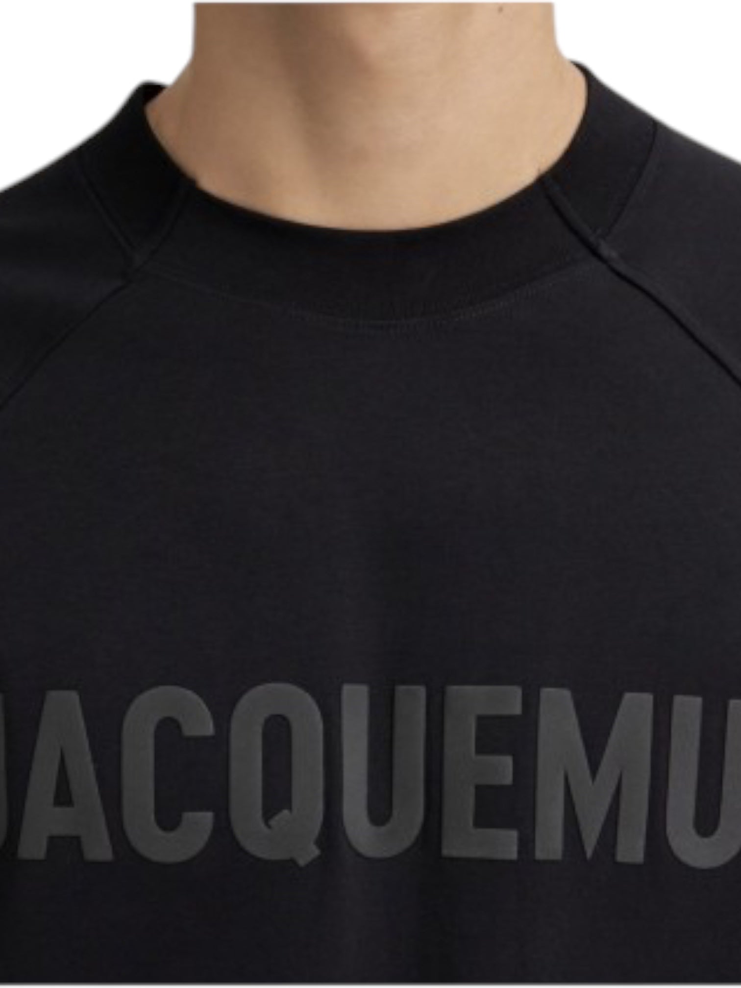 T-shirt homme Typo black Jacquemus
