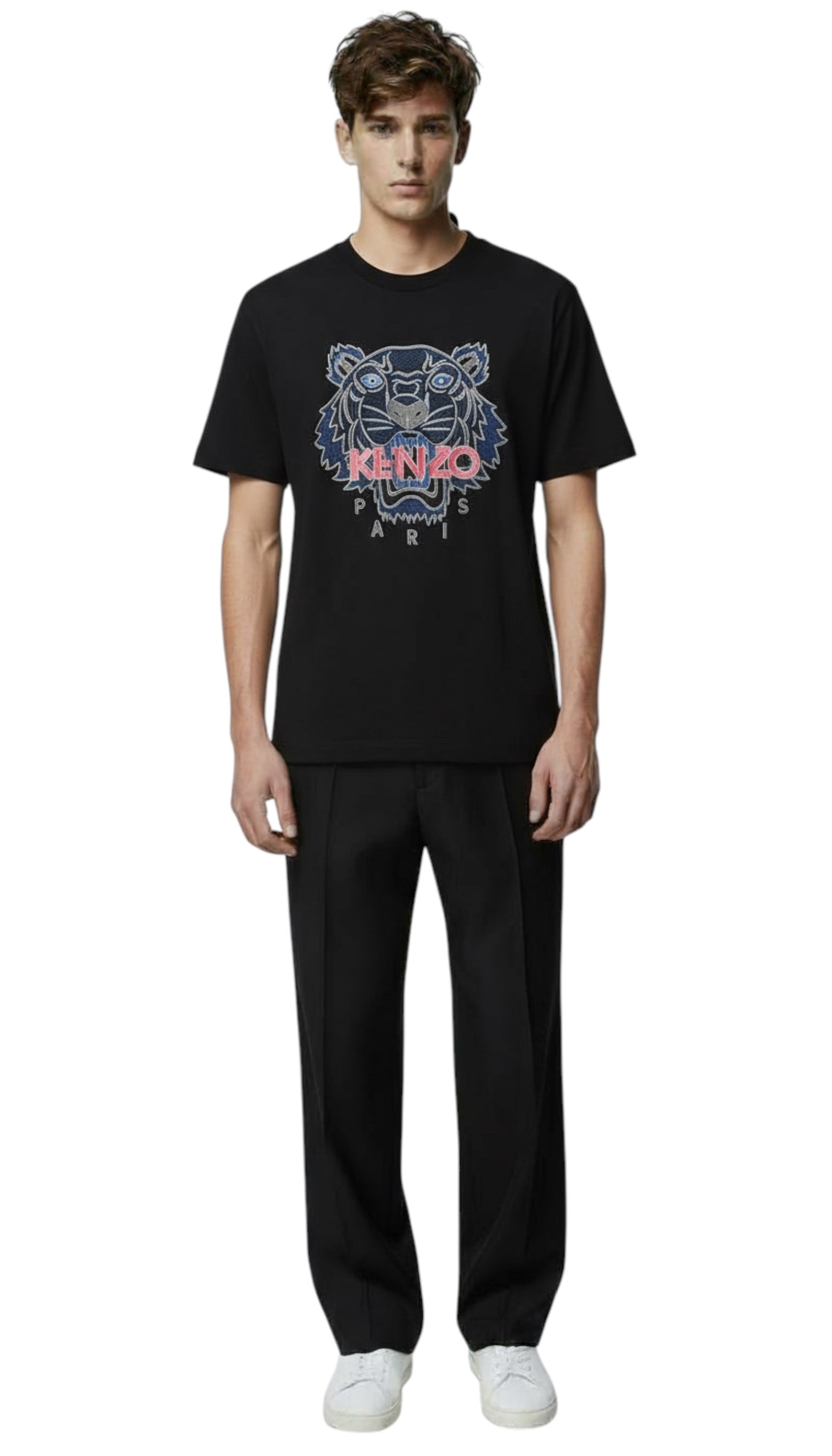 T-shirt męski Kenzo Tiger czarny