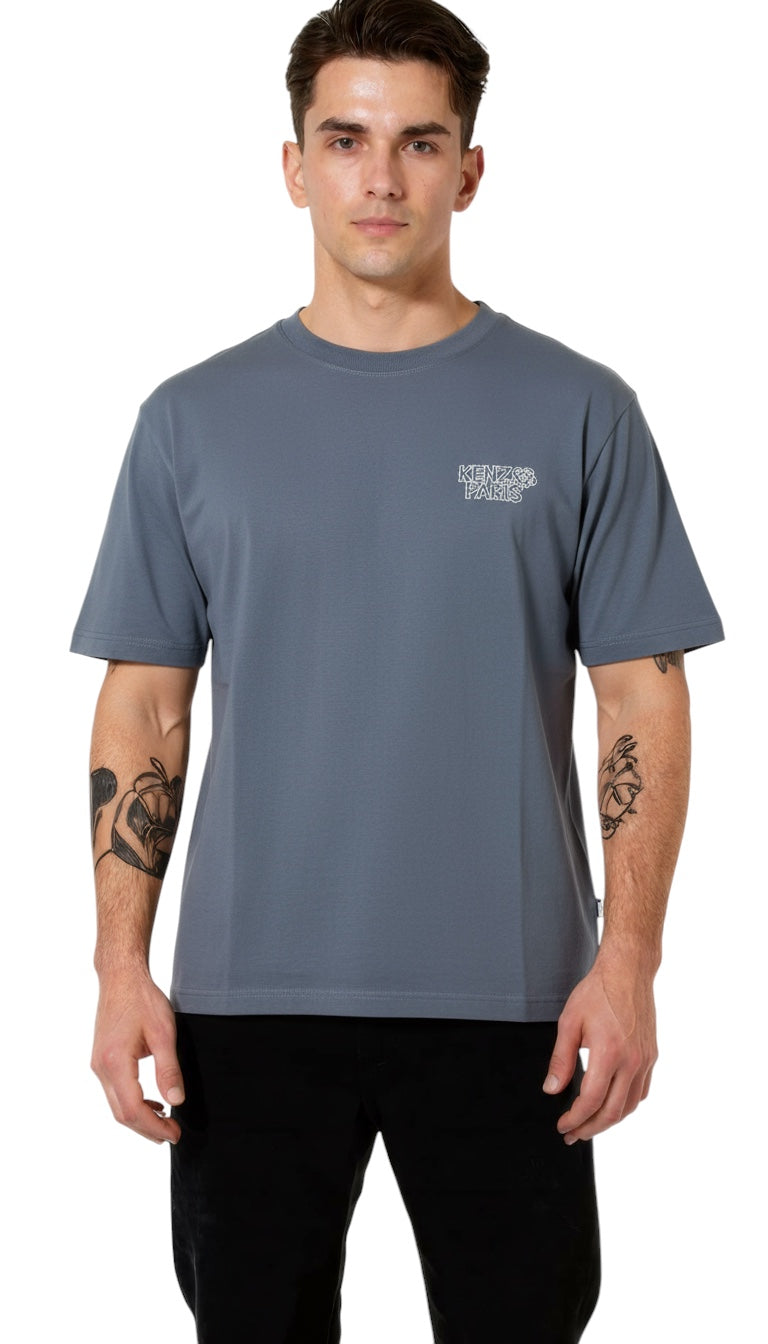 T-shirt homme Constellation Oversize Bleu Kenzo