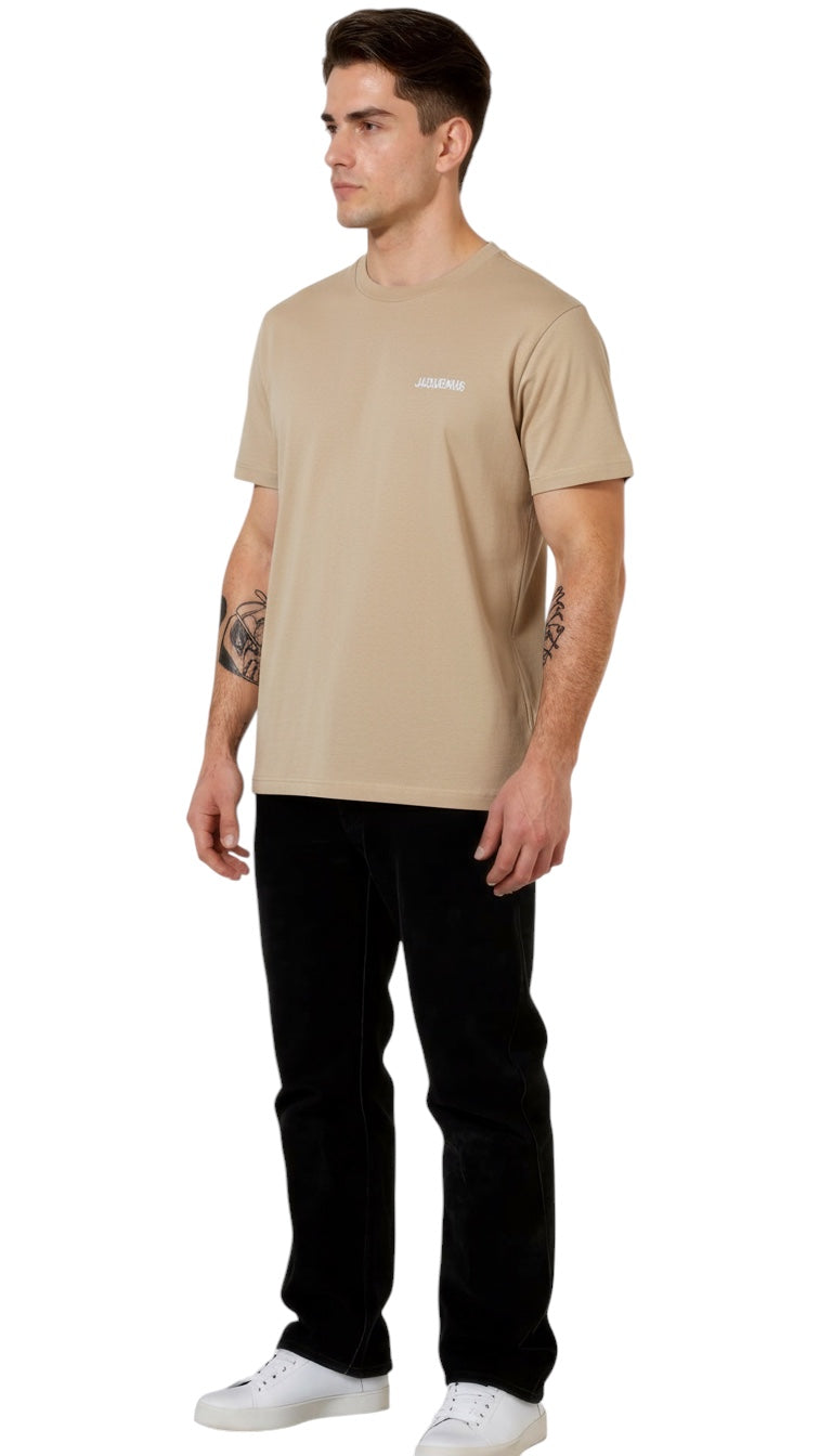 T-shirt unisexe light beige Jacquemus