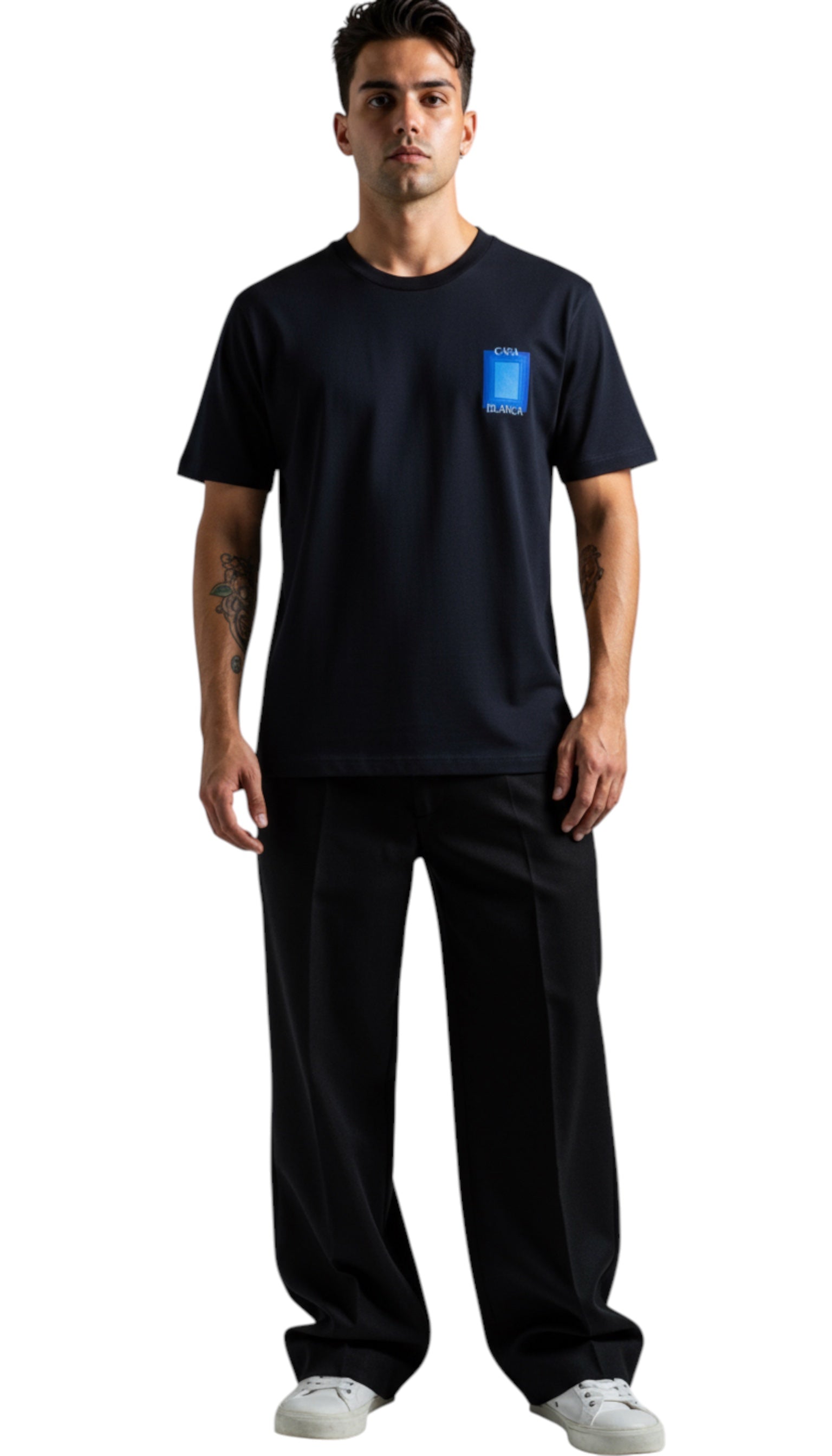 T-shirt homme Black Logo Degrade Casablanca