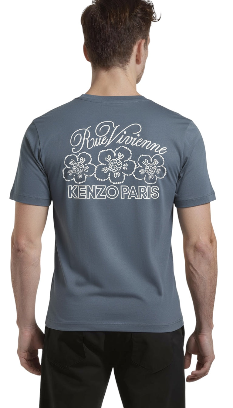 Men's Constellation Oversize T-shirt Blue Kenzo