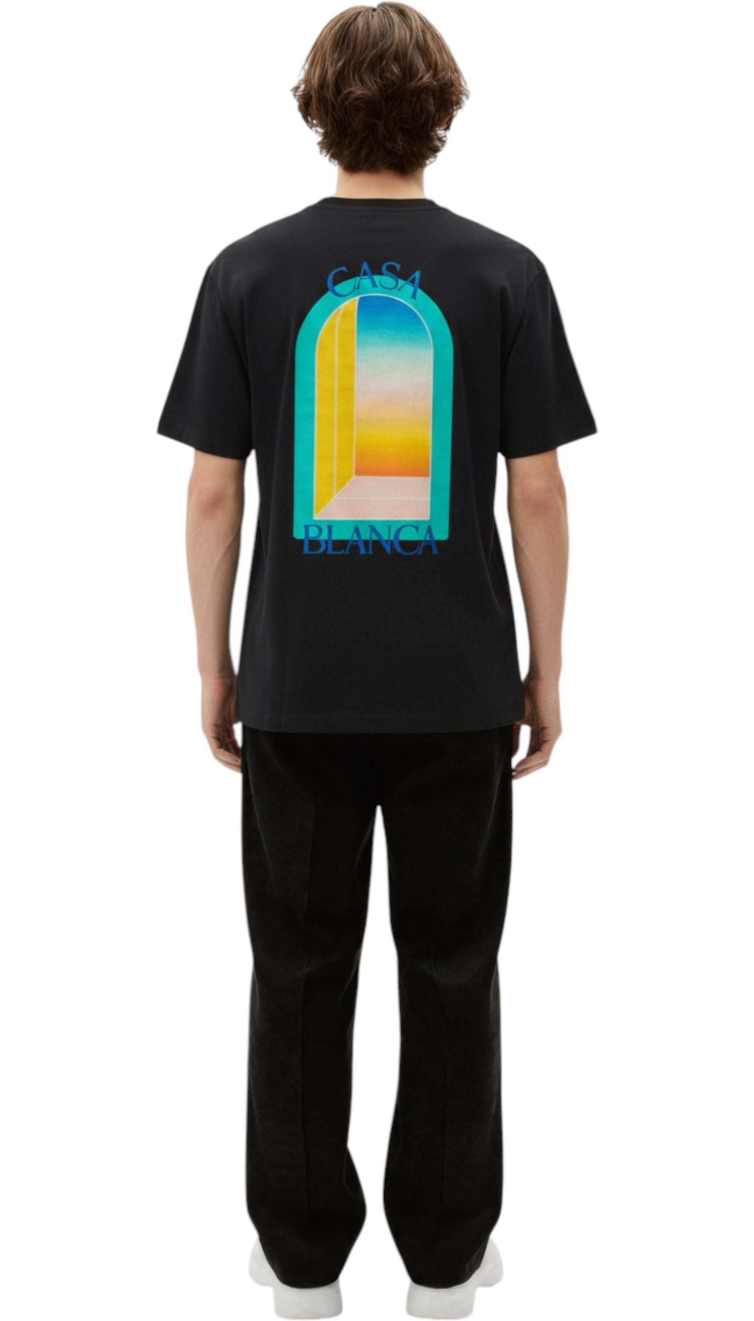 T-shirt homme Black L'Arc colore Casablanca