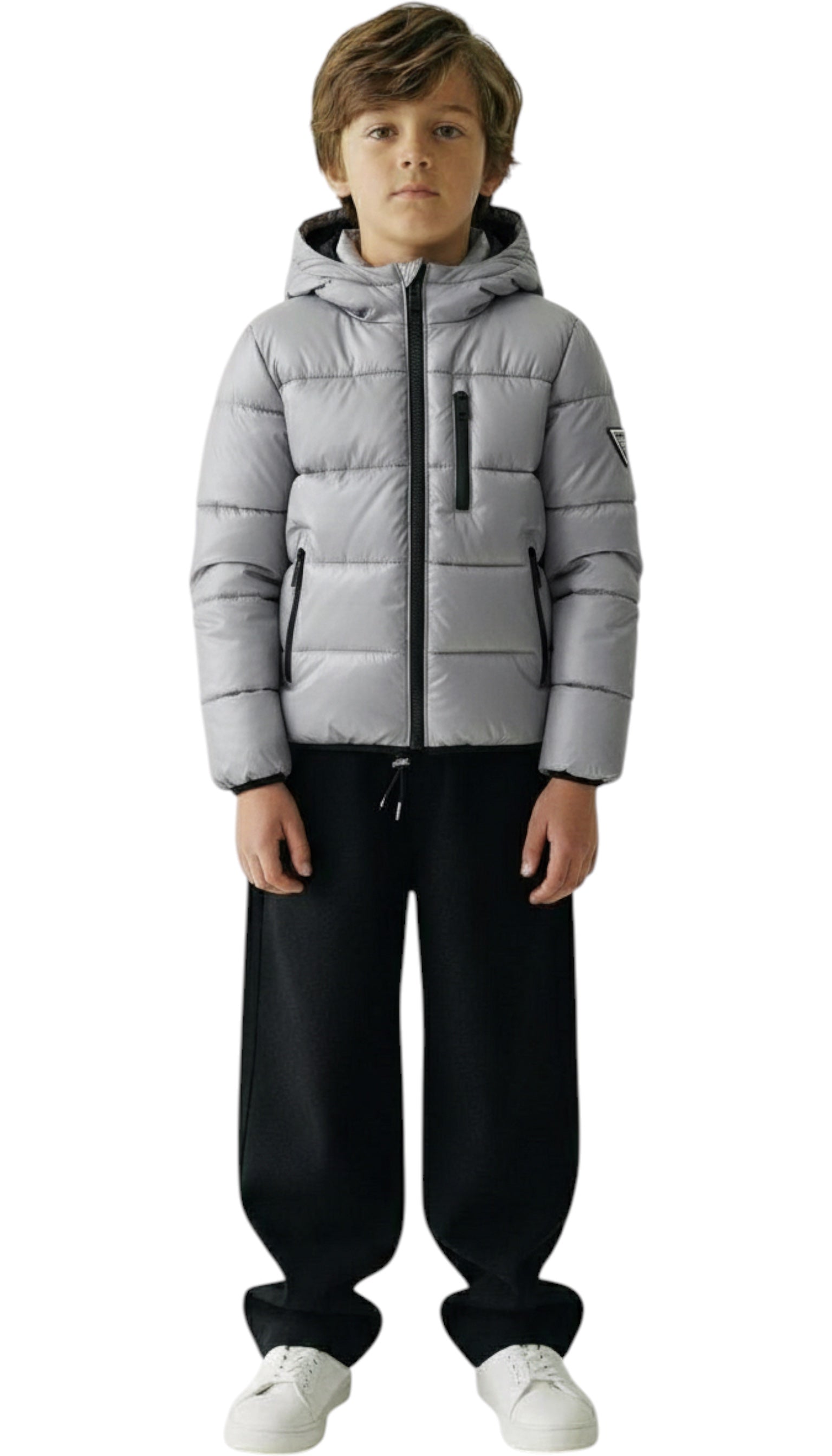 Guess reflective boy's puffer jacket