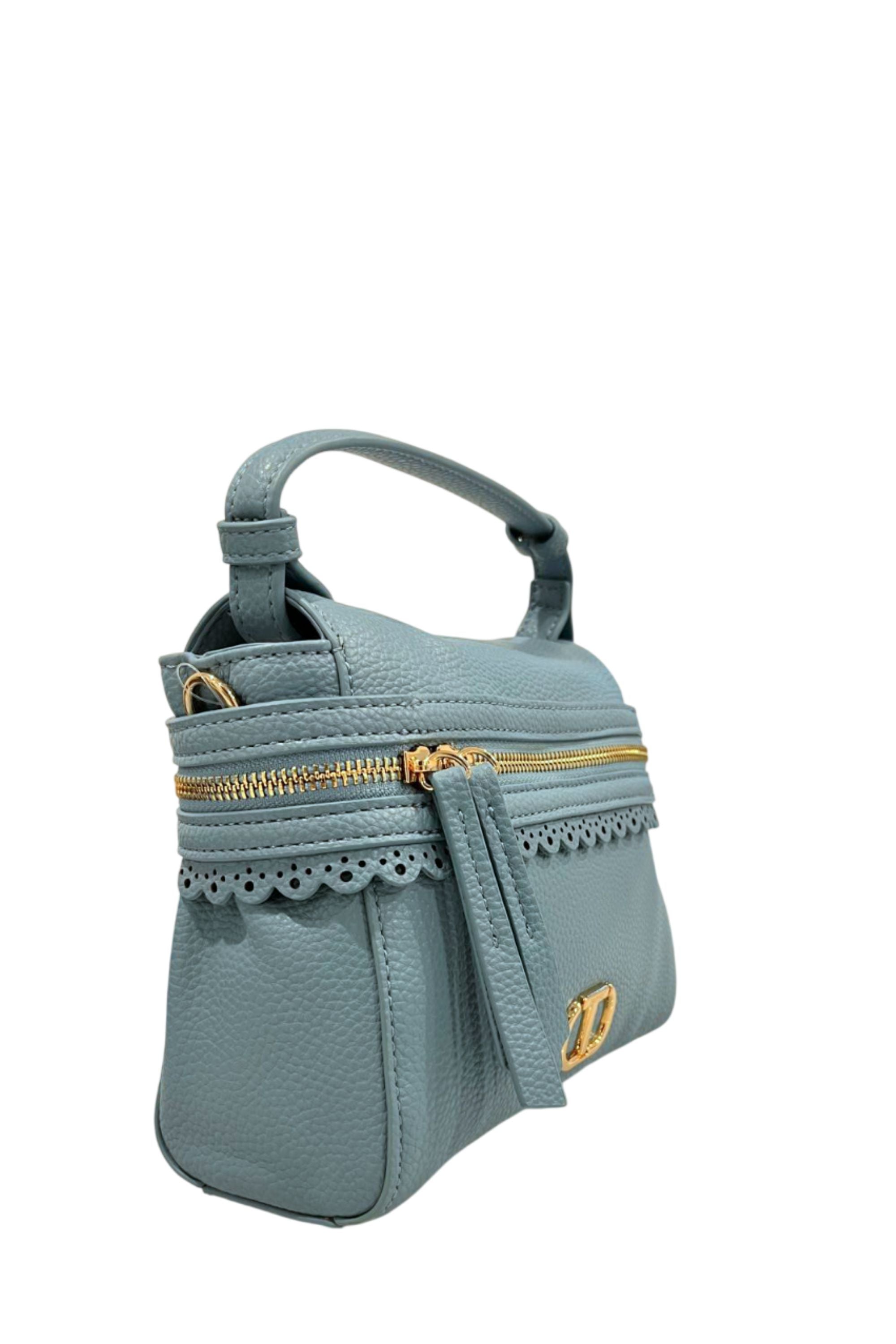 Twinset Niebieska Mini Torebka