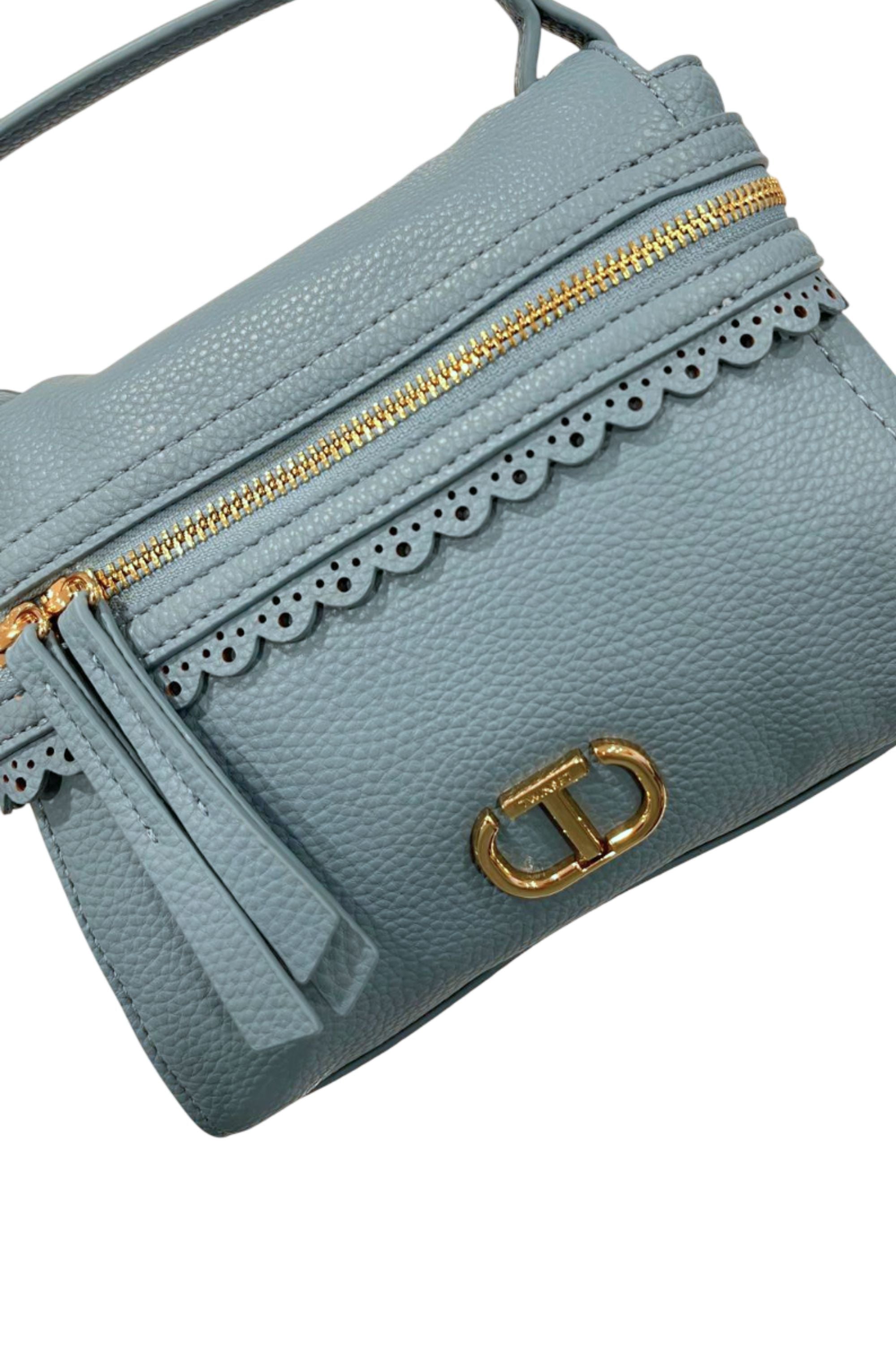 Twinset Mini kabelka modrá